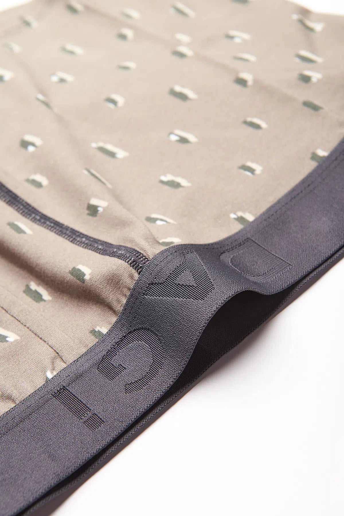 Haki D-Men Desenli Compact Penye Boxer