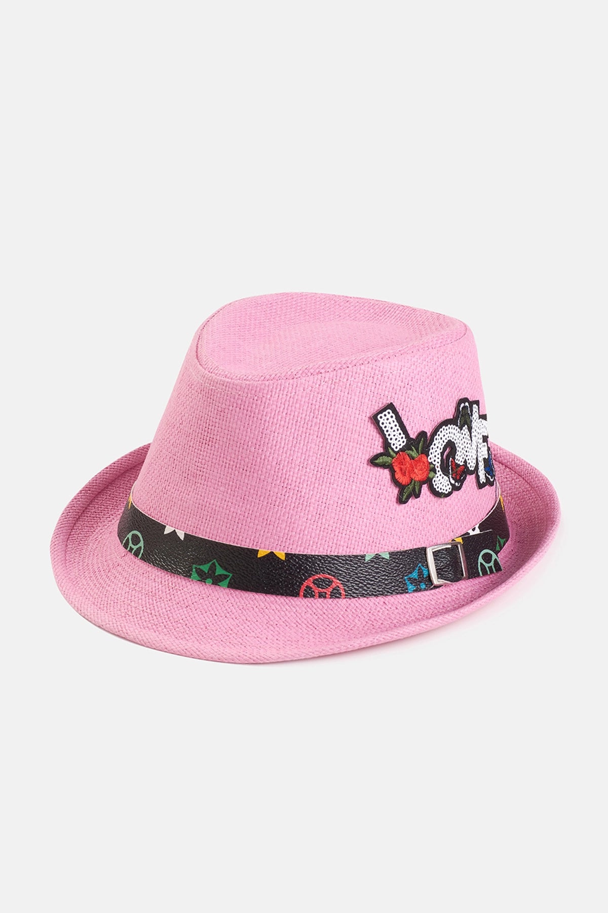 Pembe Hasır Şapka