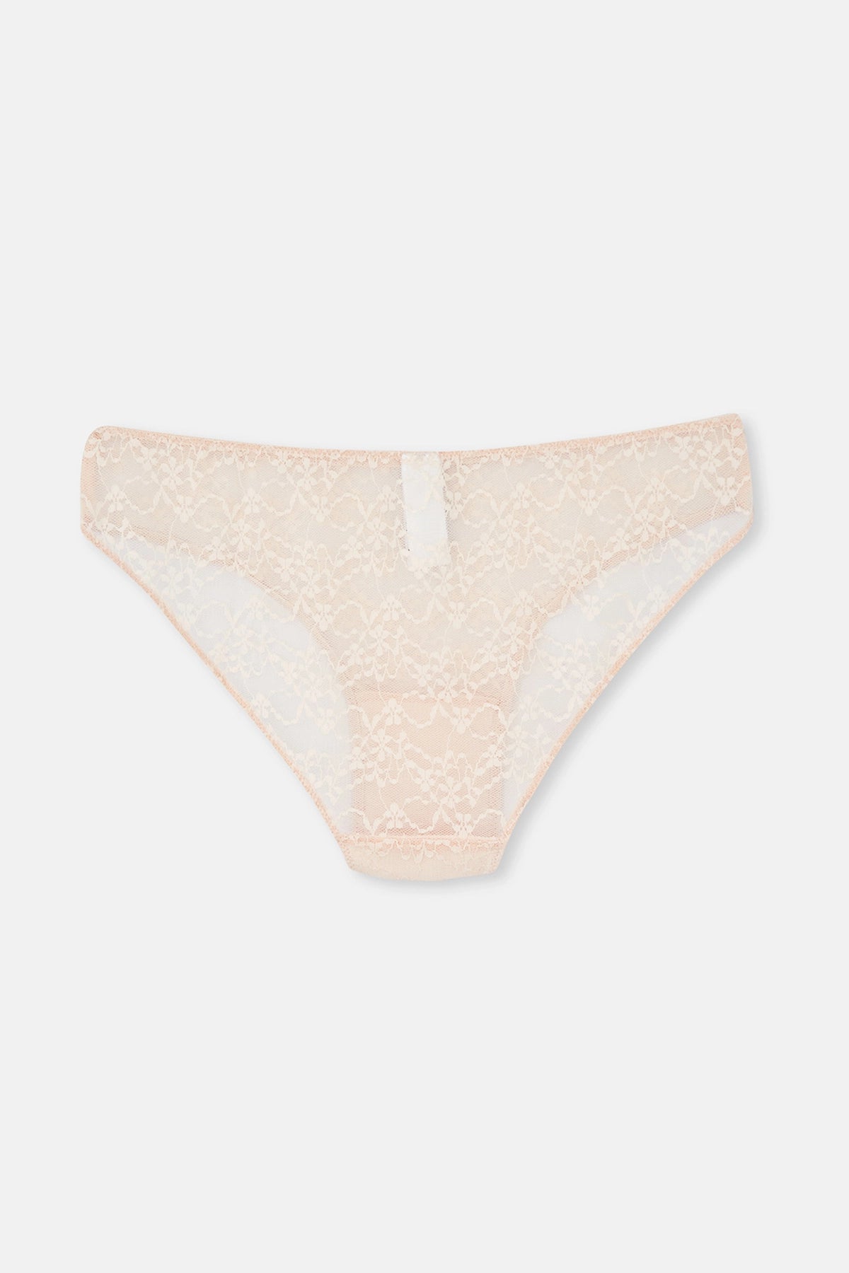 Pınk Nude Dantelli Slip