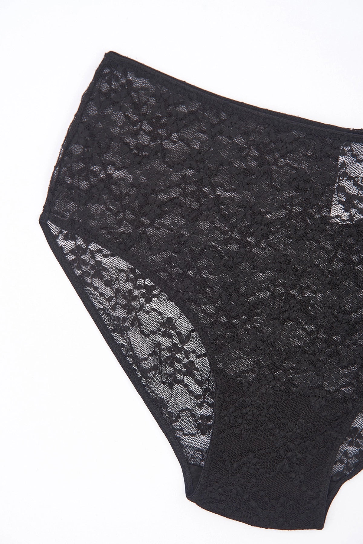 Siyah Yüksek Bel Slip