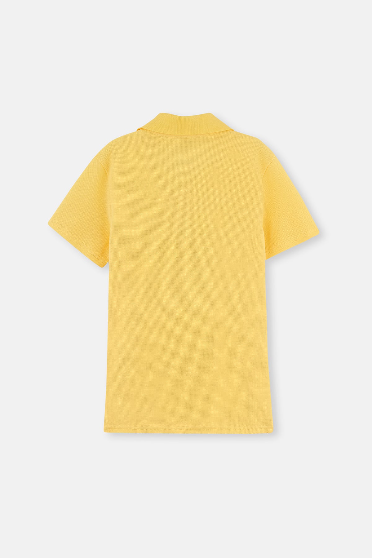 Sarı Erkek Çocuk Pike Polo Yaka Tişört