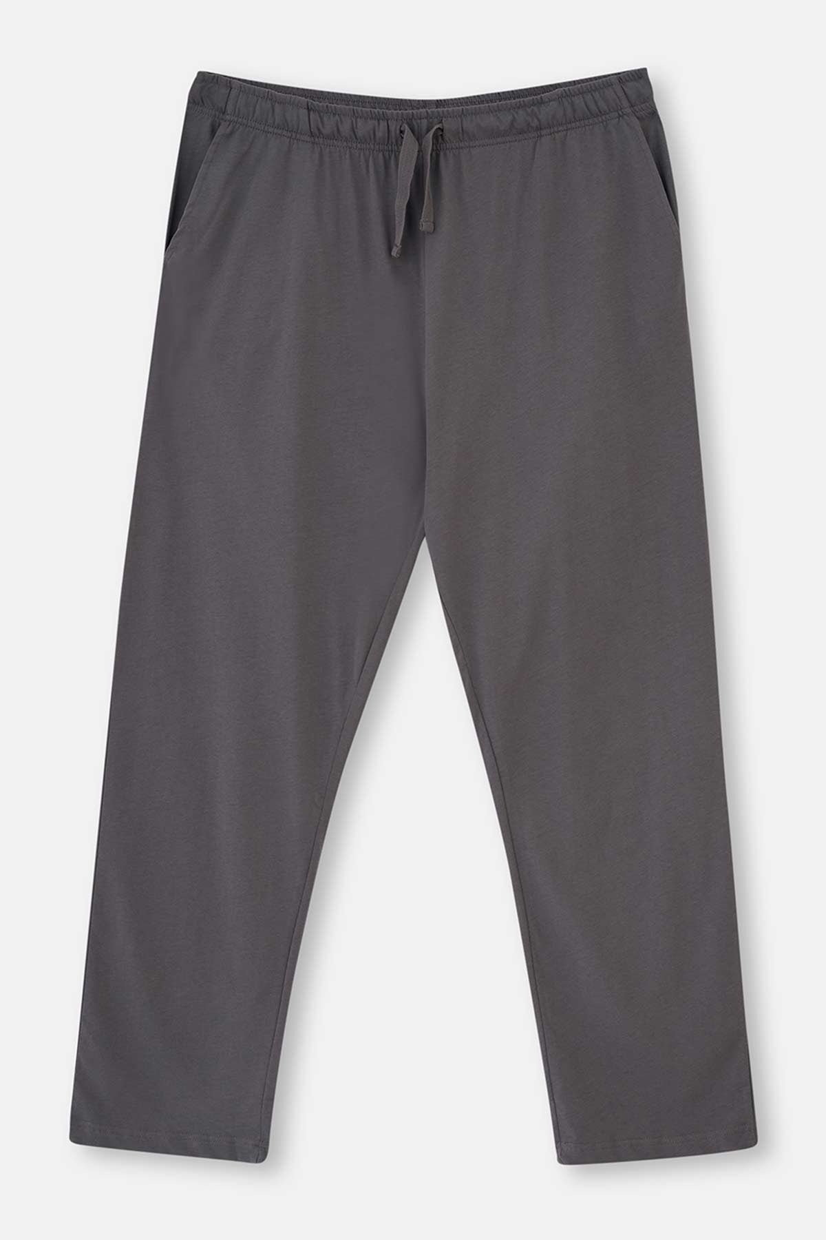 Turuncu Kısa Kollu Basic Örme Pijama Takımı