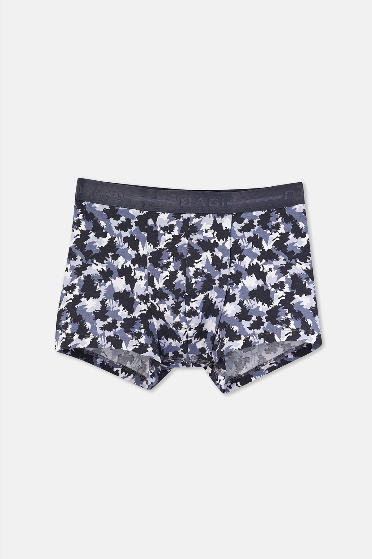 Açık Mavi Pamuk Desenli 2'li Boxer