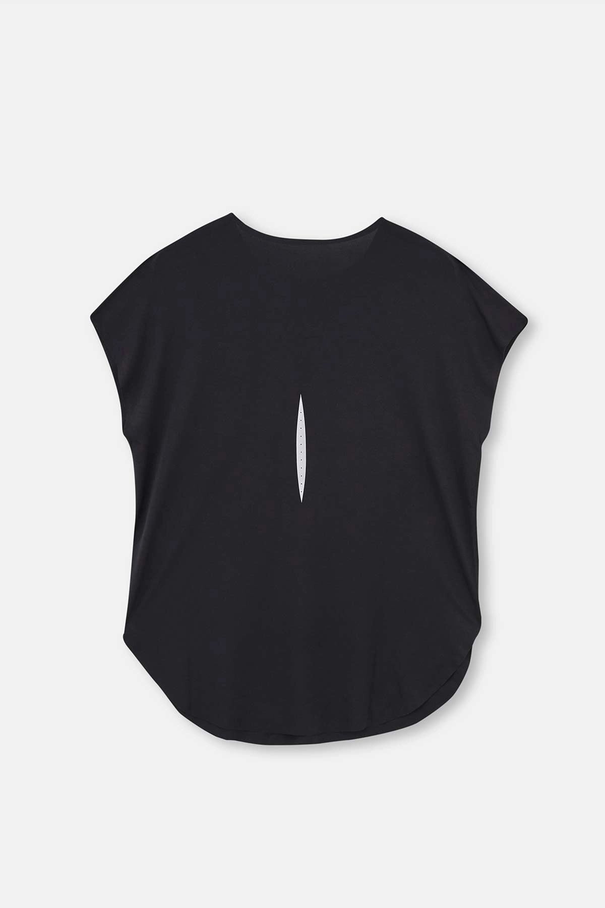 Siyah Dagi Active Kayık Yaka T-Shirt