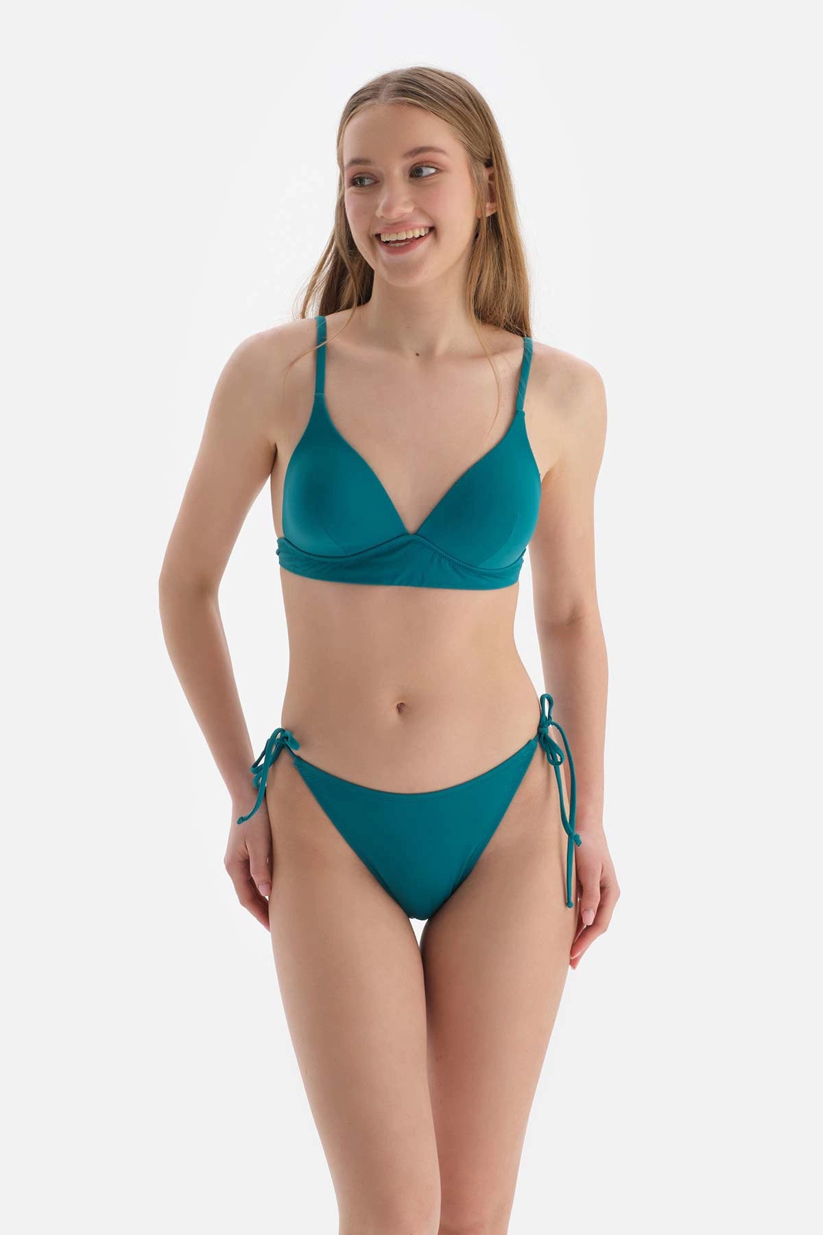 Petrol Düşük Bel Spagetti Bikini Altı