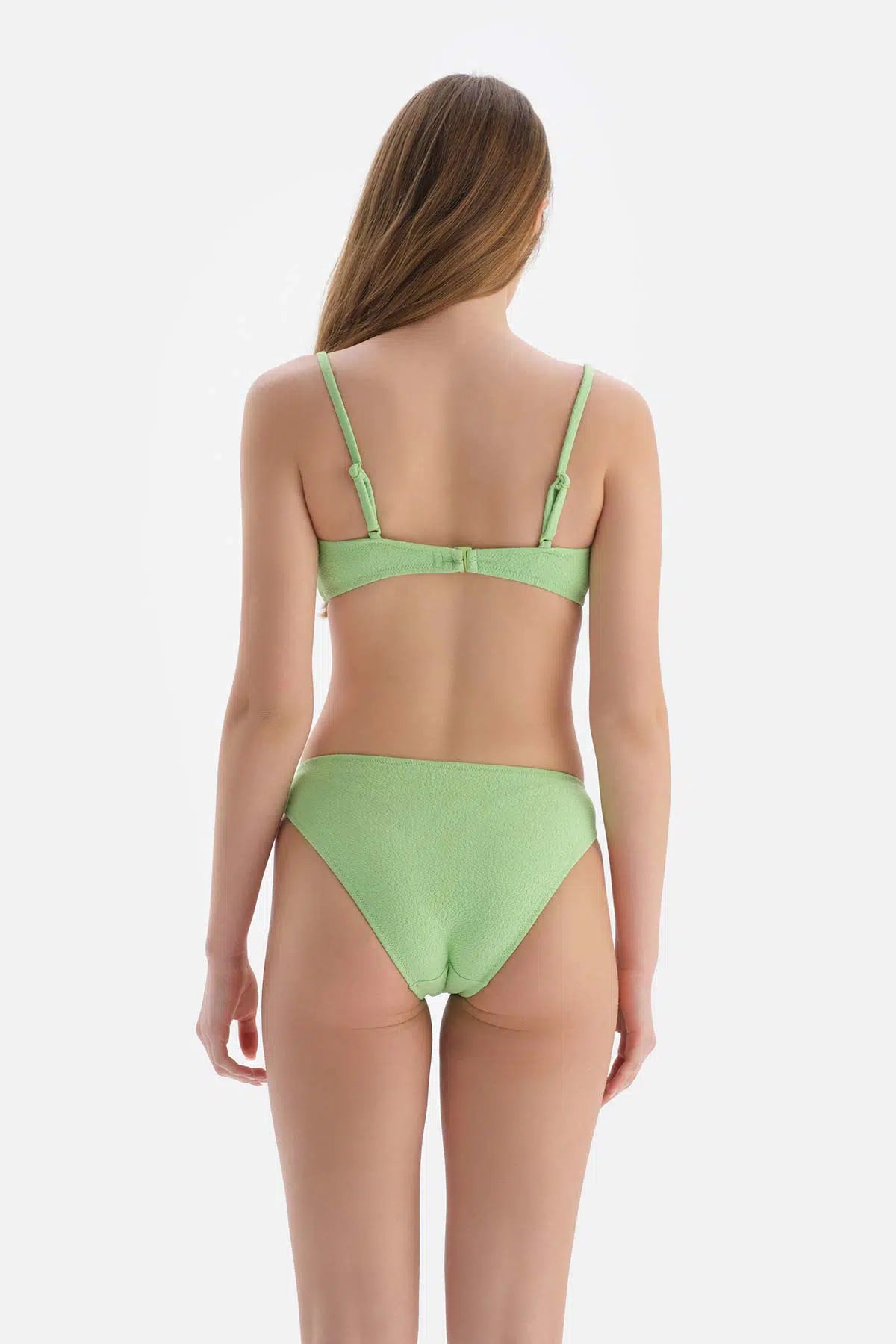Yeşil Straplez Bikini Üstü