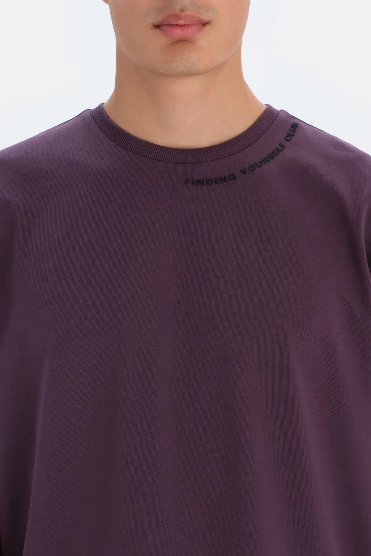 Mürdüm Dagi Active Bisiklet Yaka Baskı Detaylı T-Shirt