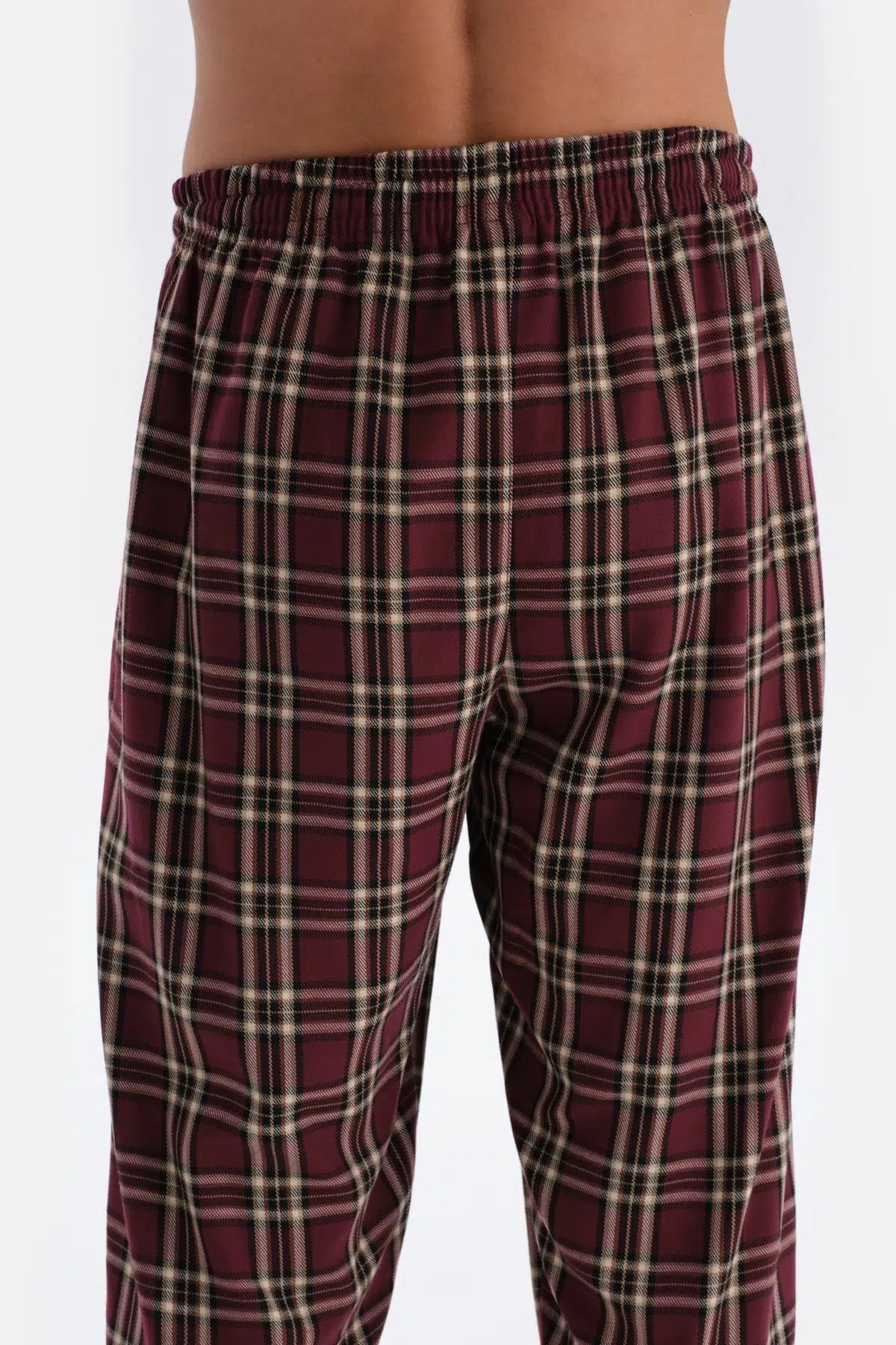 Multicolor Ekose Dokuma Pantolon Pijama Altı