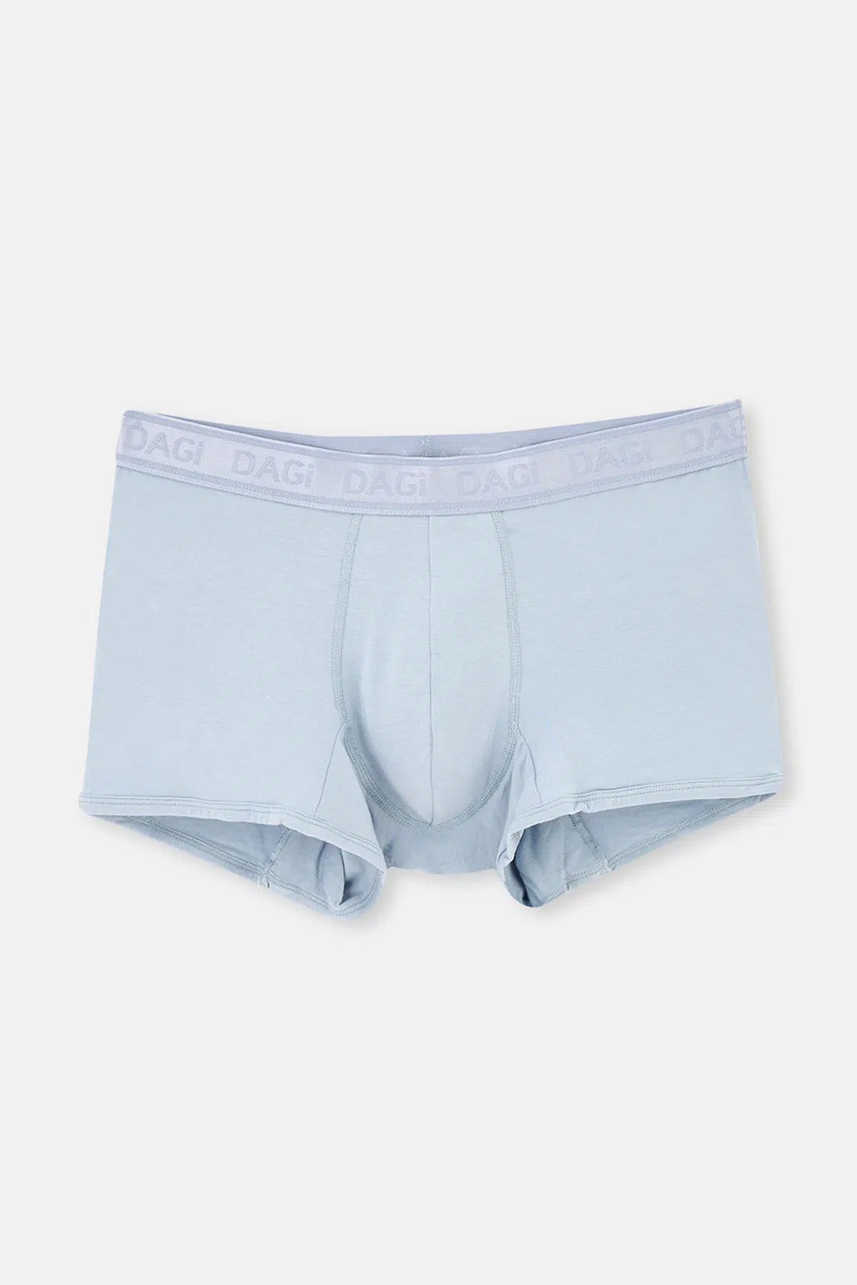Açık Gri-Gri 3'lü Desenli Micro Modal Boxer