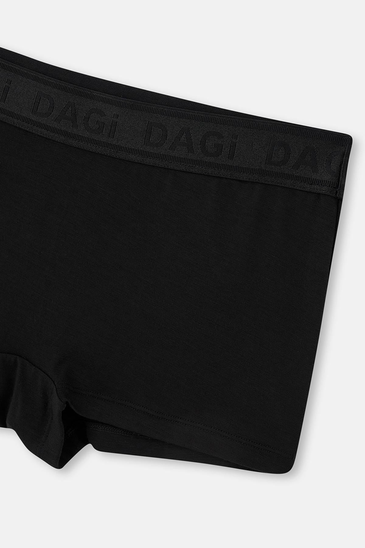 Siyah Kadın Basıc Modal Boxer