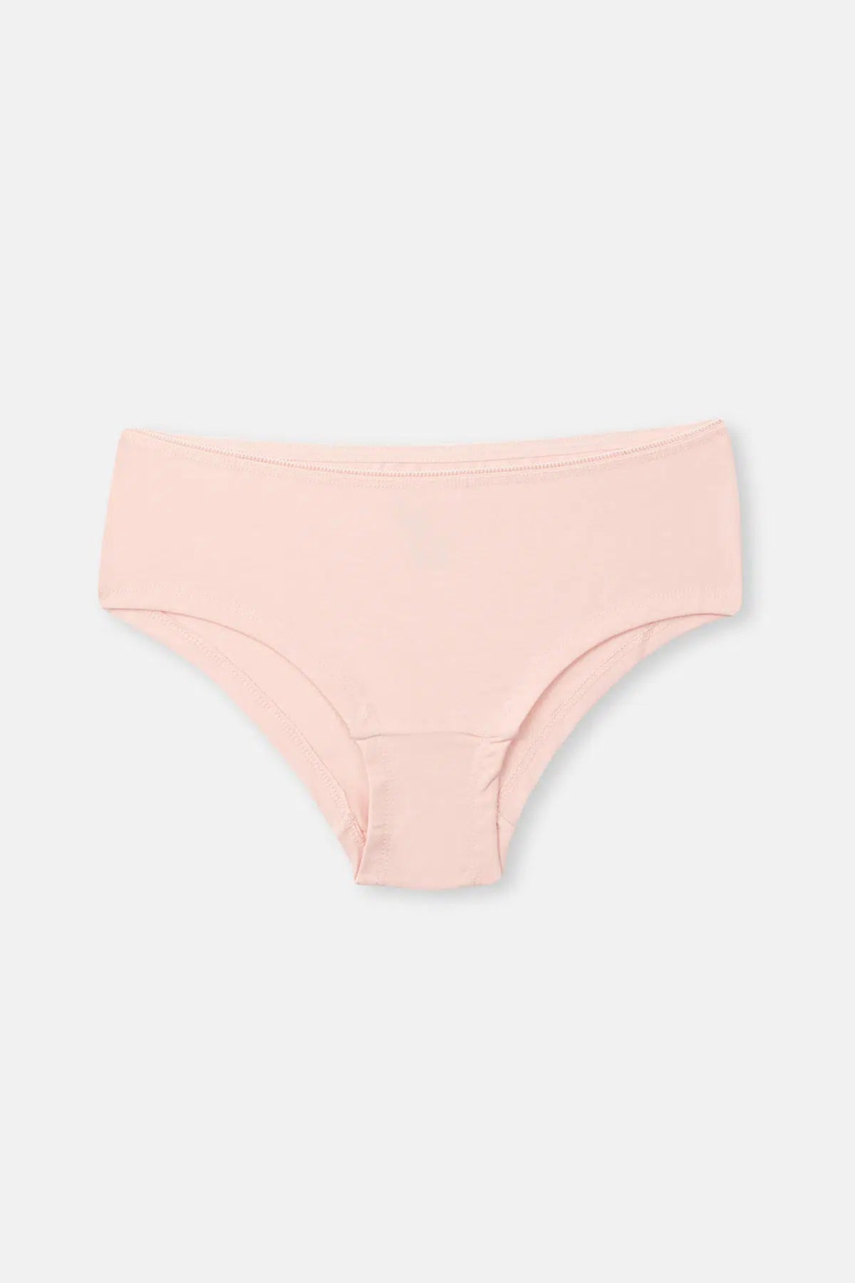 Gri-Soft Pembe Soft Kadın 3'lü Desenli Hipster Külot