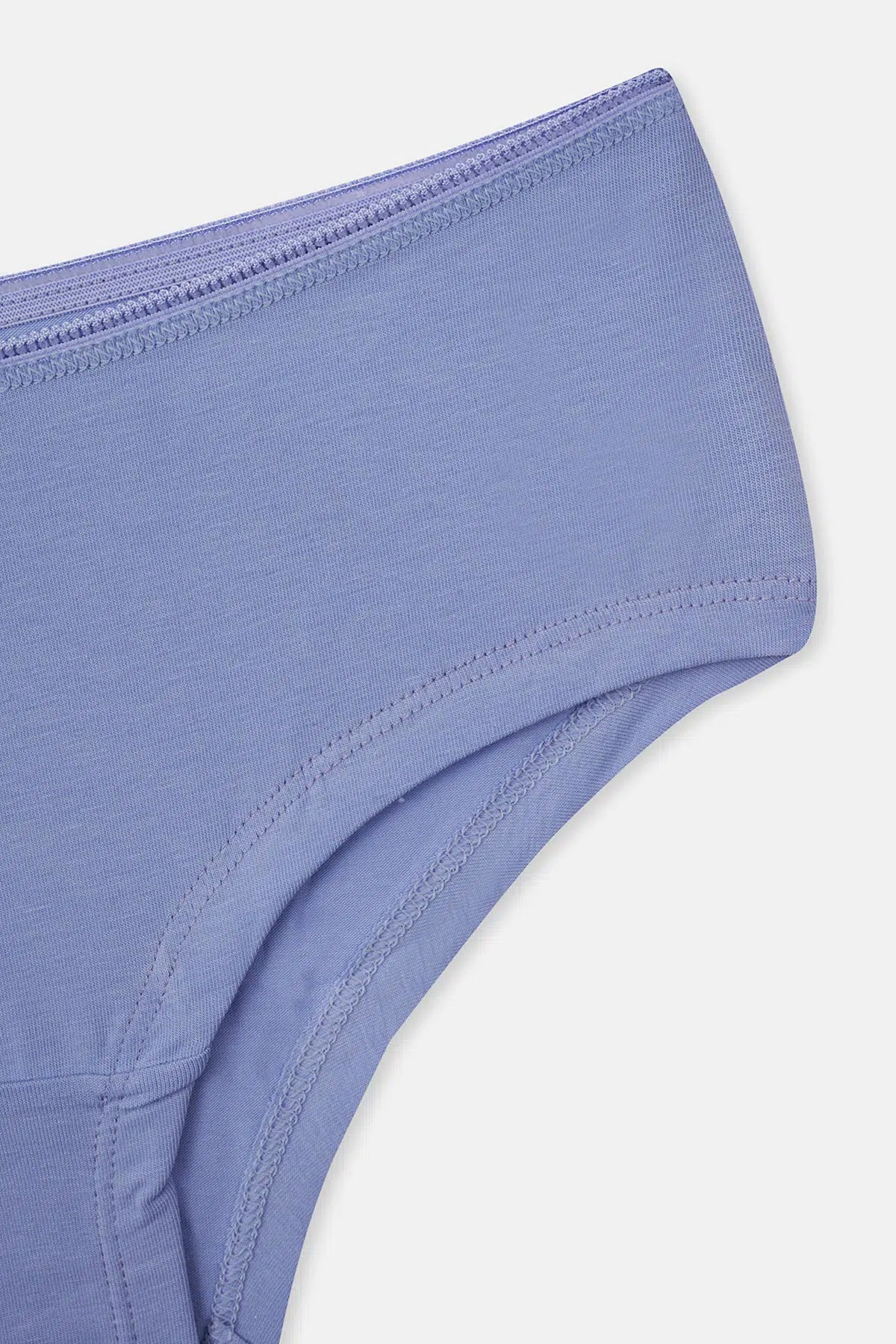 Gri-Mor-Soft Pembe Soft Kadın 3'lü Düz Hipster Külot