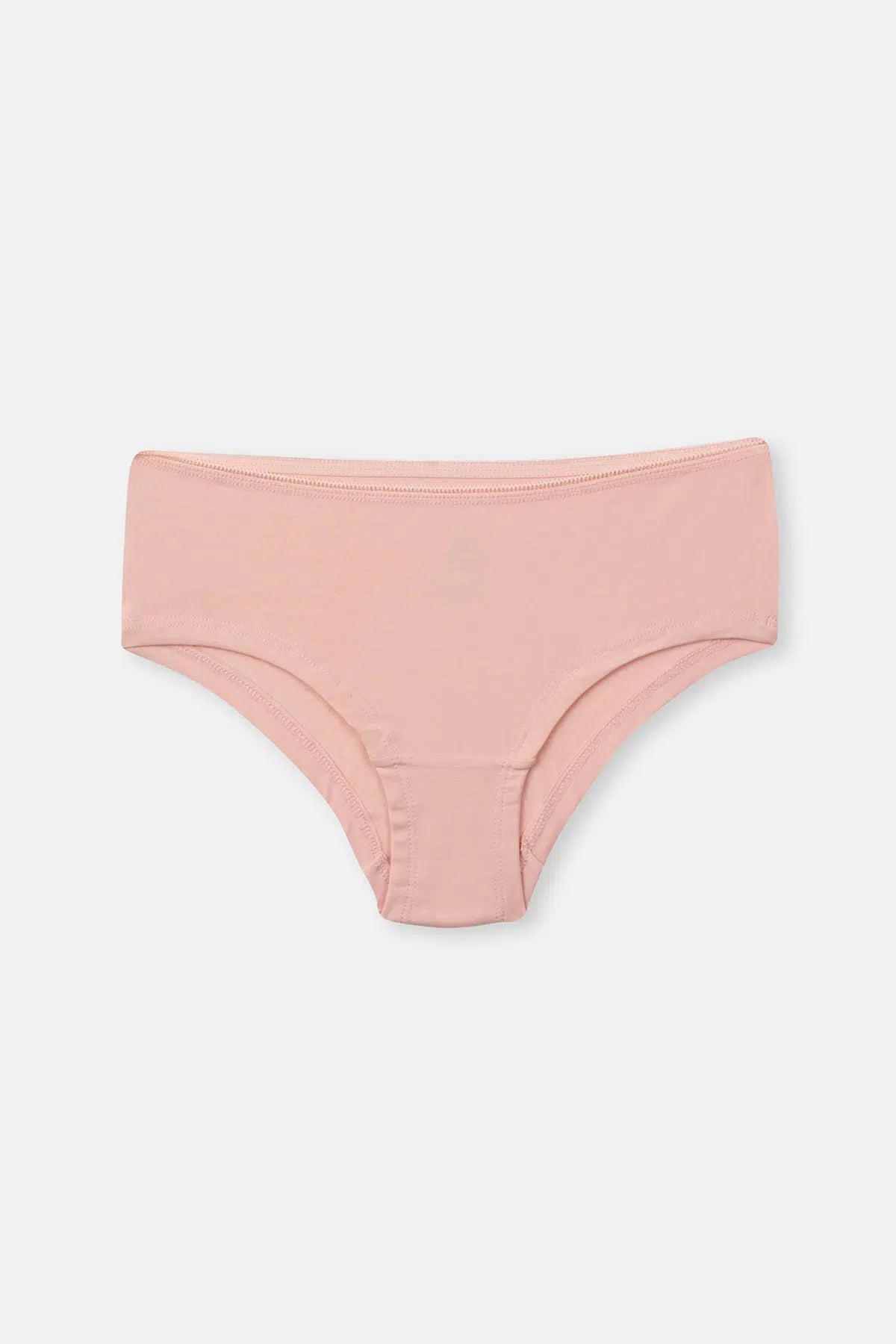 Gri-Mor-Soft Pembe Soft Kadın 3'lü Düz Hipster Külot