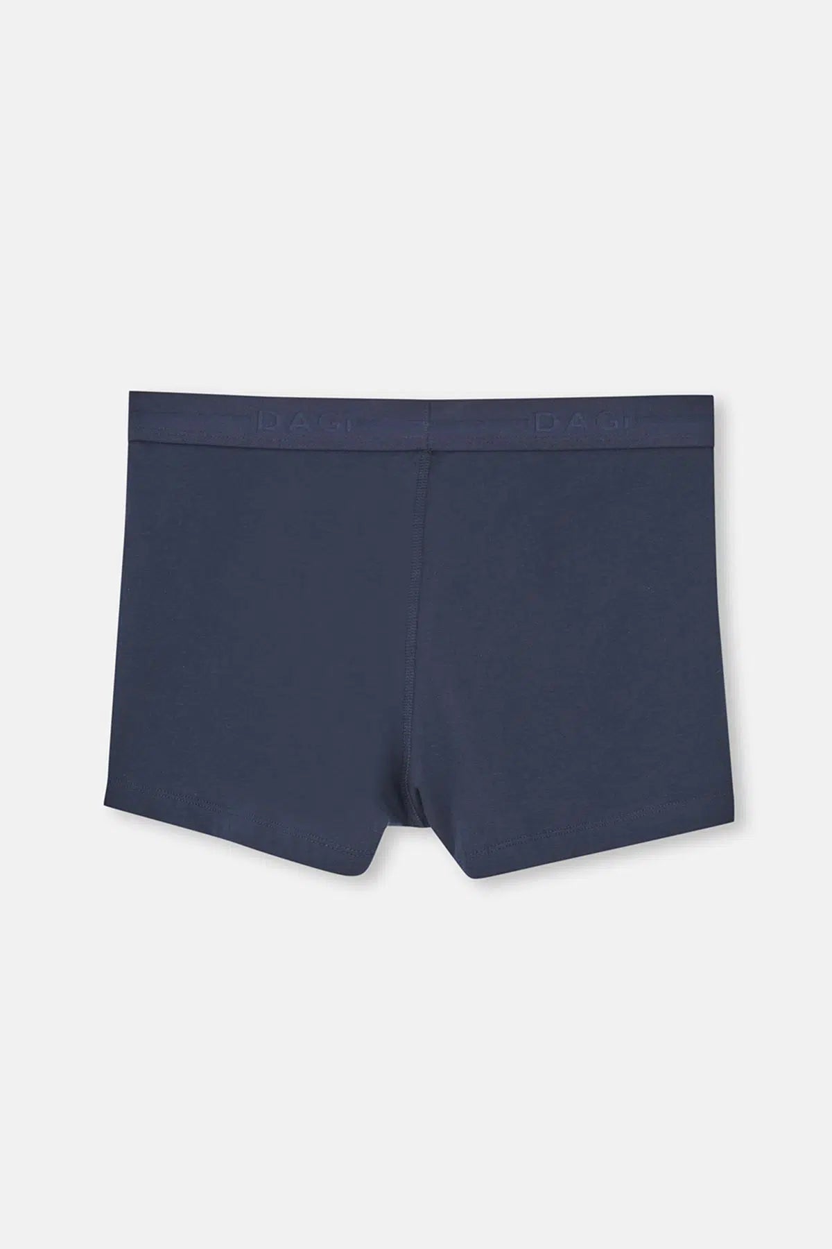 Lacivert 3'lü Düz Pamuk Boxer