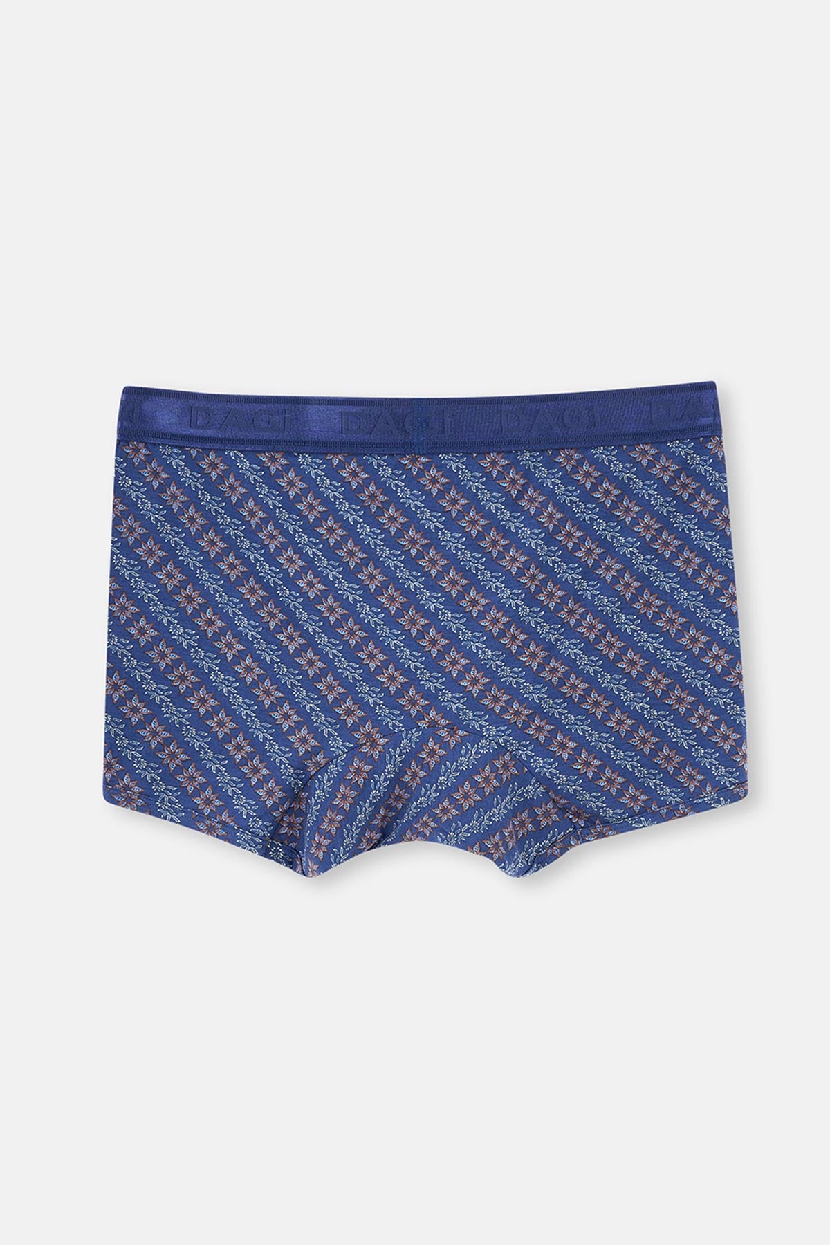 Kiremit Micro Modal Desenli 2'li Boxer