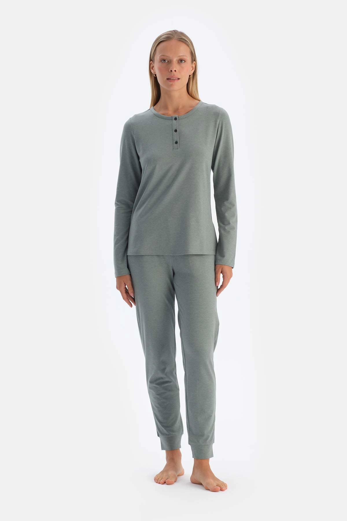 Yeşil Jogger Paça Everfresh Pijama Altı