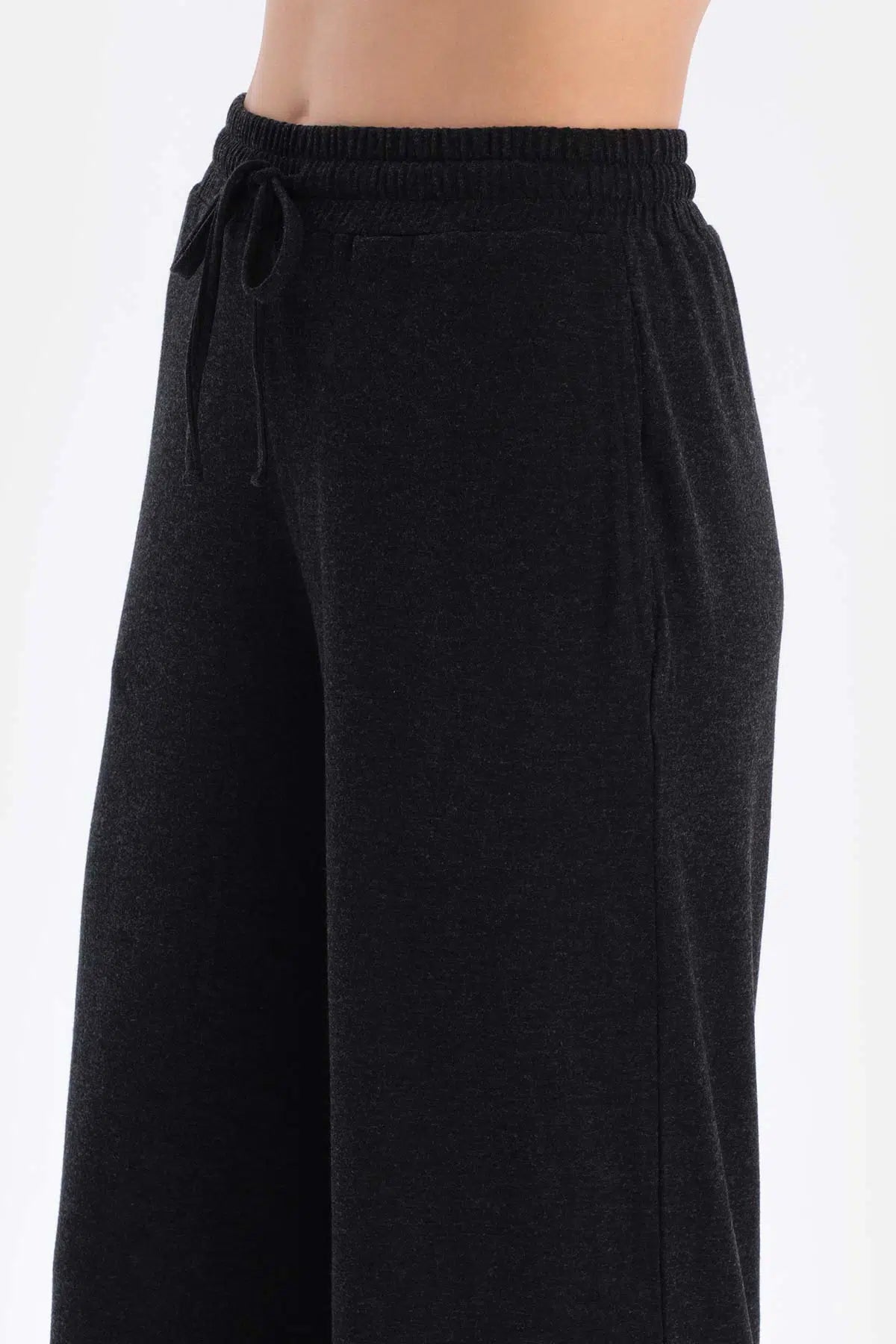 Siyah Soft Touch Basıc Pantolon