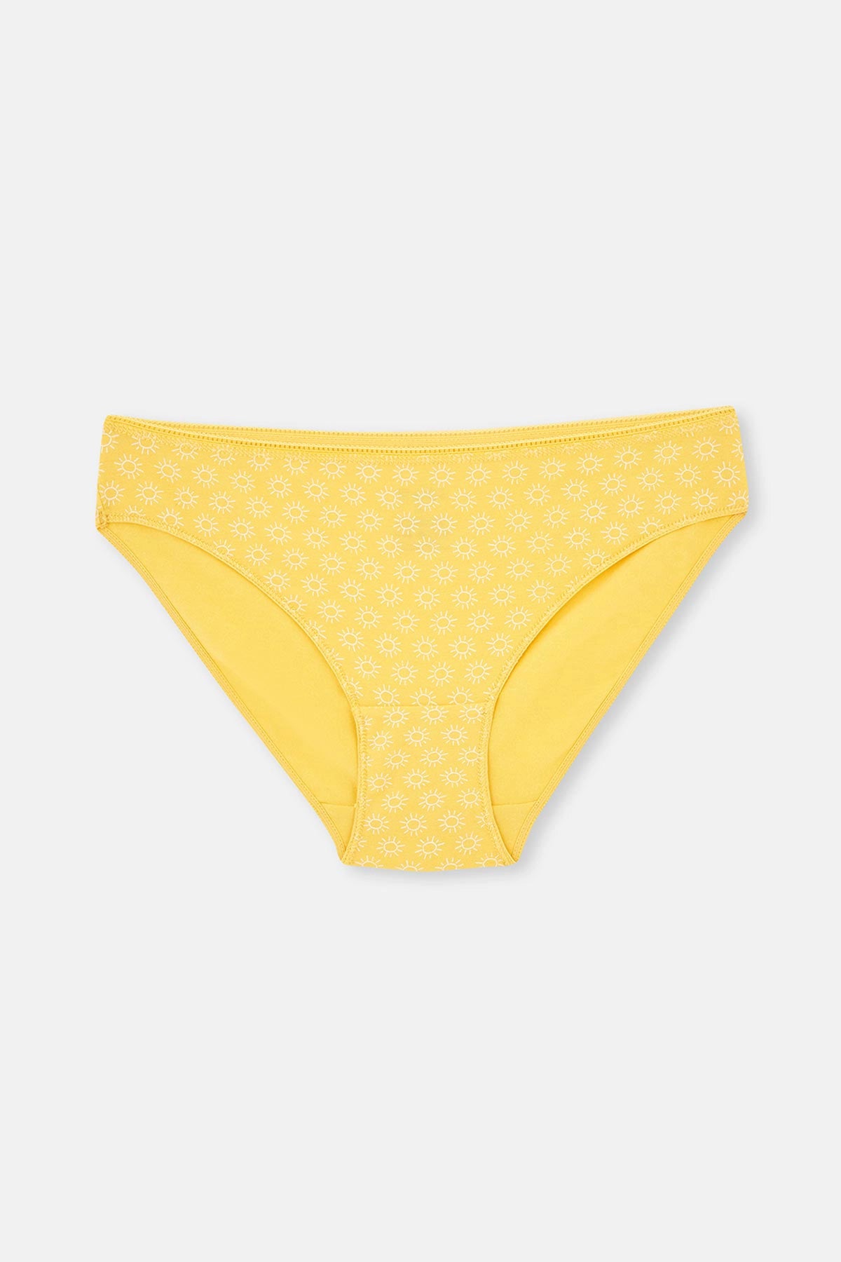 Multicolor Kadın 3'lü Güneş Desenli Brief Külot