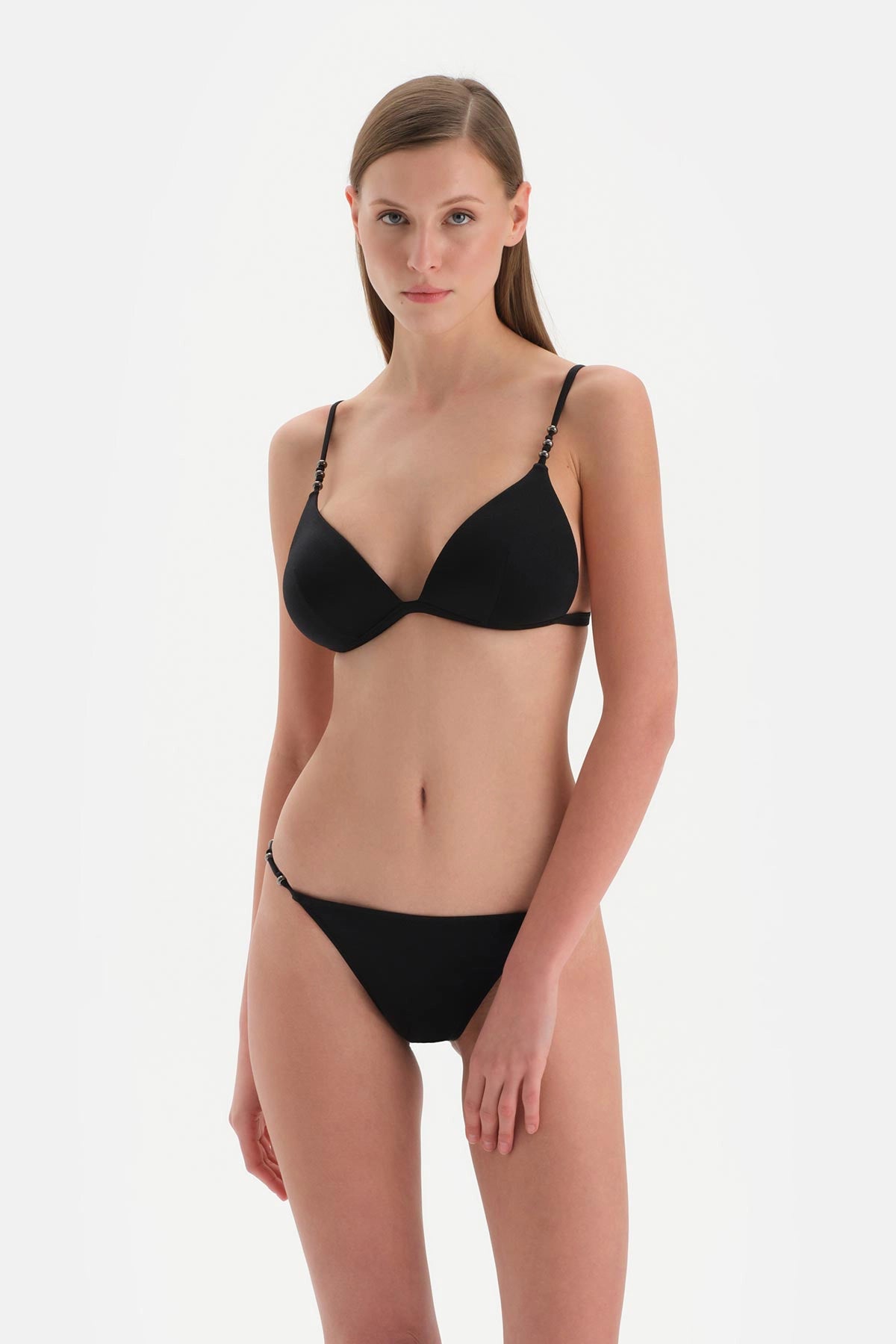Siyah Düşük Bel Bikini Altı