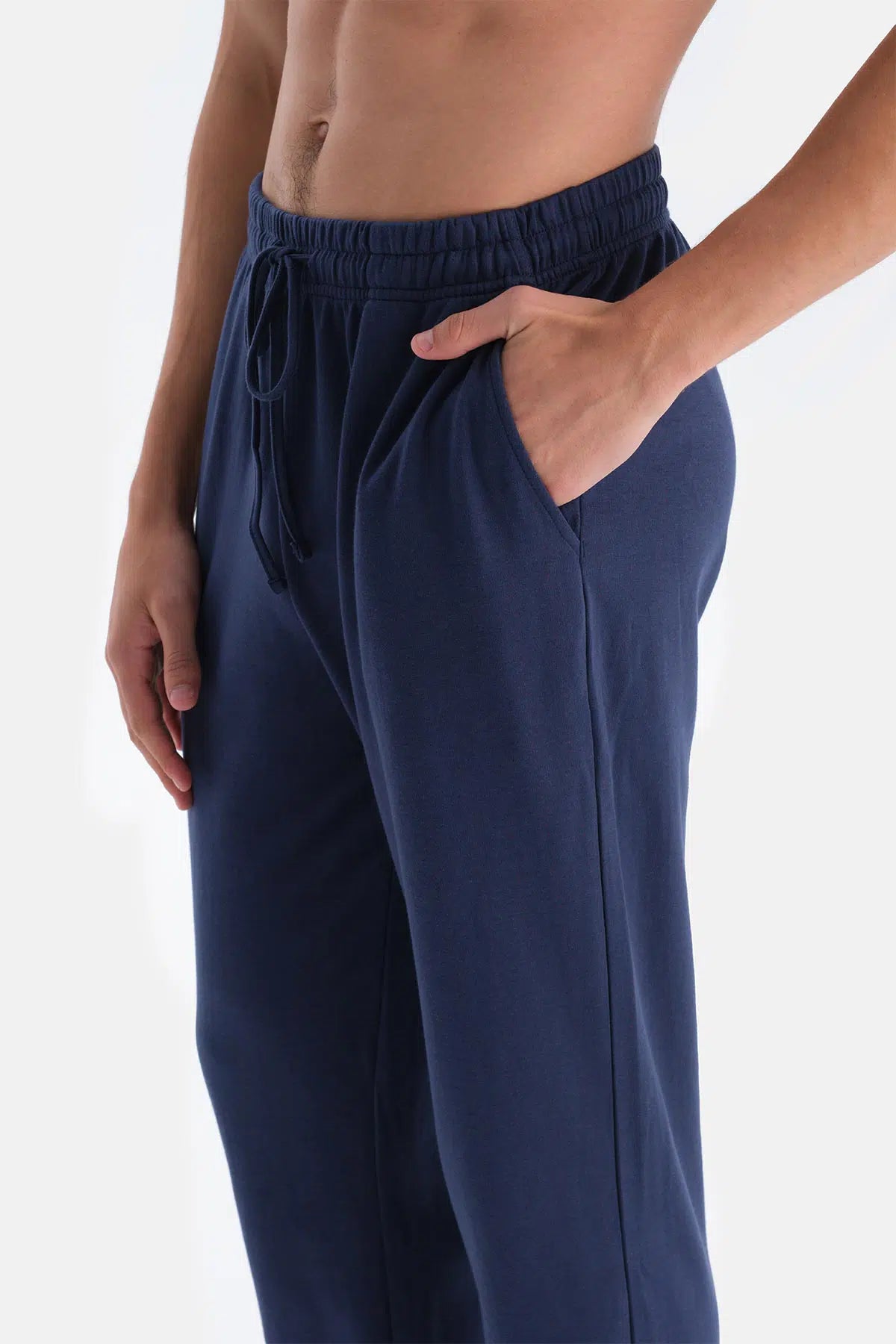 Bordo V Yaka Fleto Cepli Tişört Pantolon Pijama Takımı