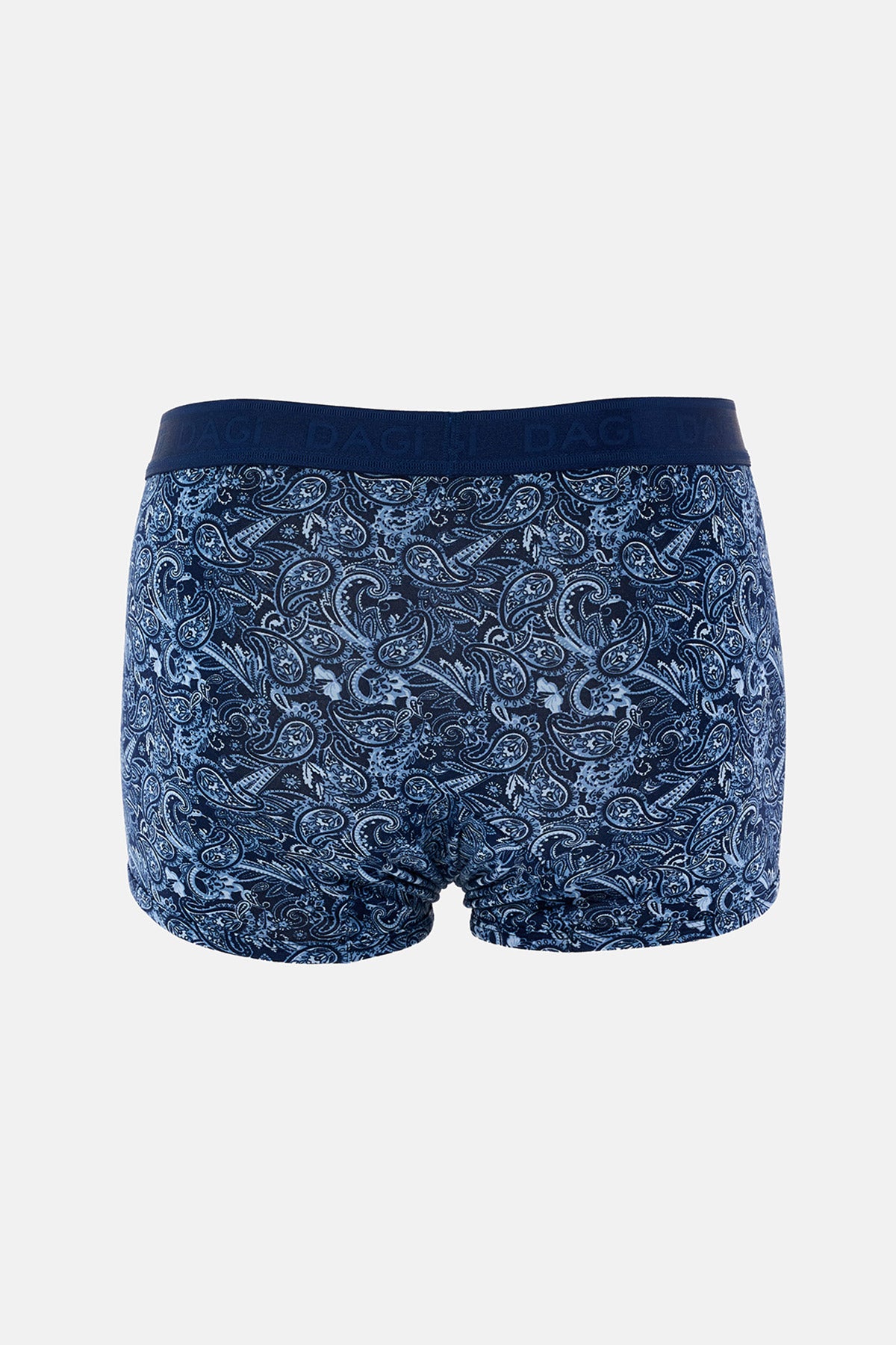 Lacivert-Mavi 4210 3'lü Desenli Micro Modal Boxer