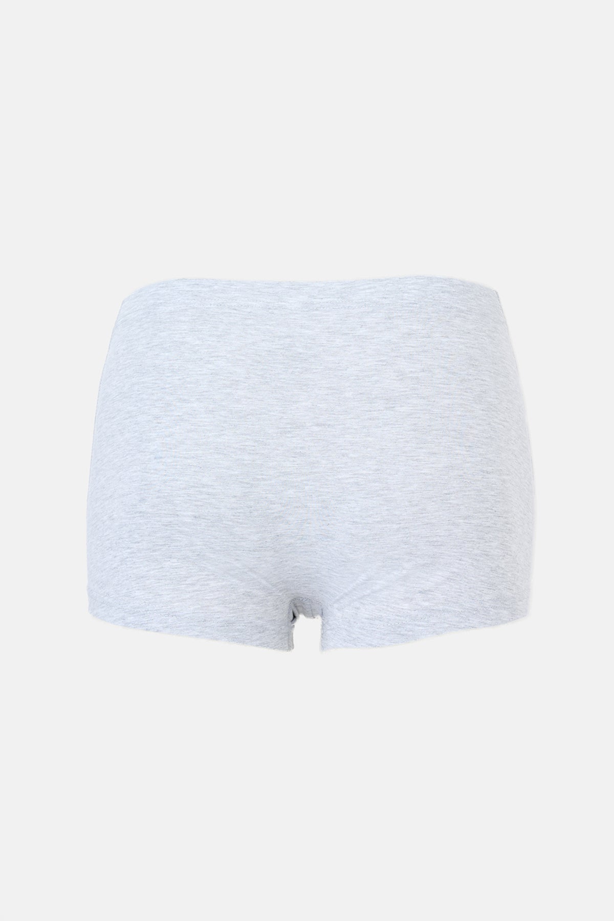 Beyaz-Gri 2'li Kumaş Kaplama Basic Boxer