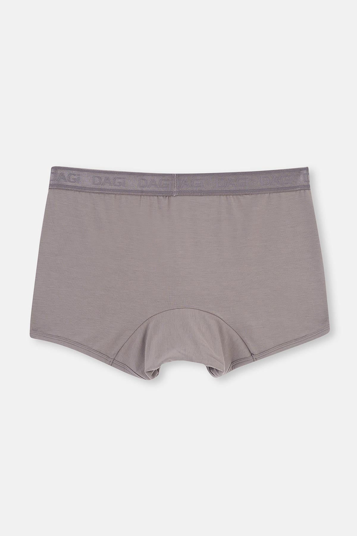 Gri Düz Micro Modal Boxer