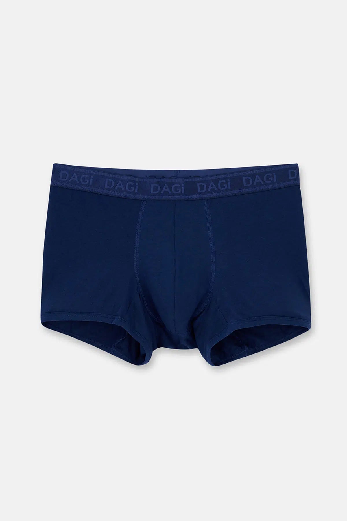 Lacivert 3'lü Desenli Micro Modal Boxer