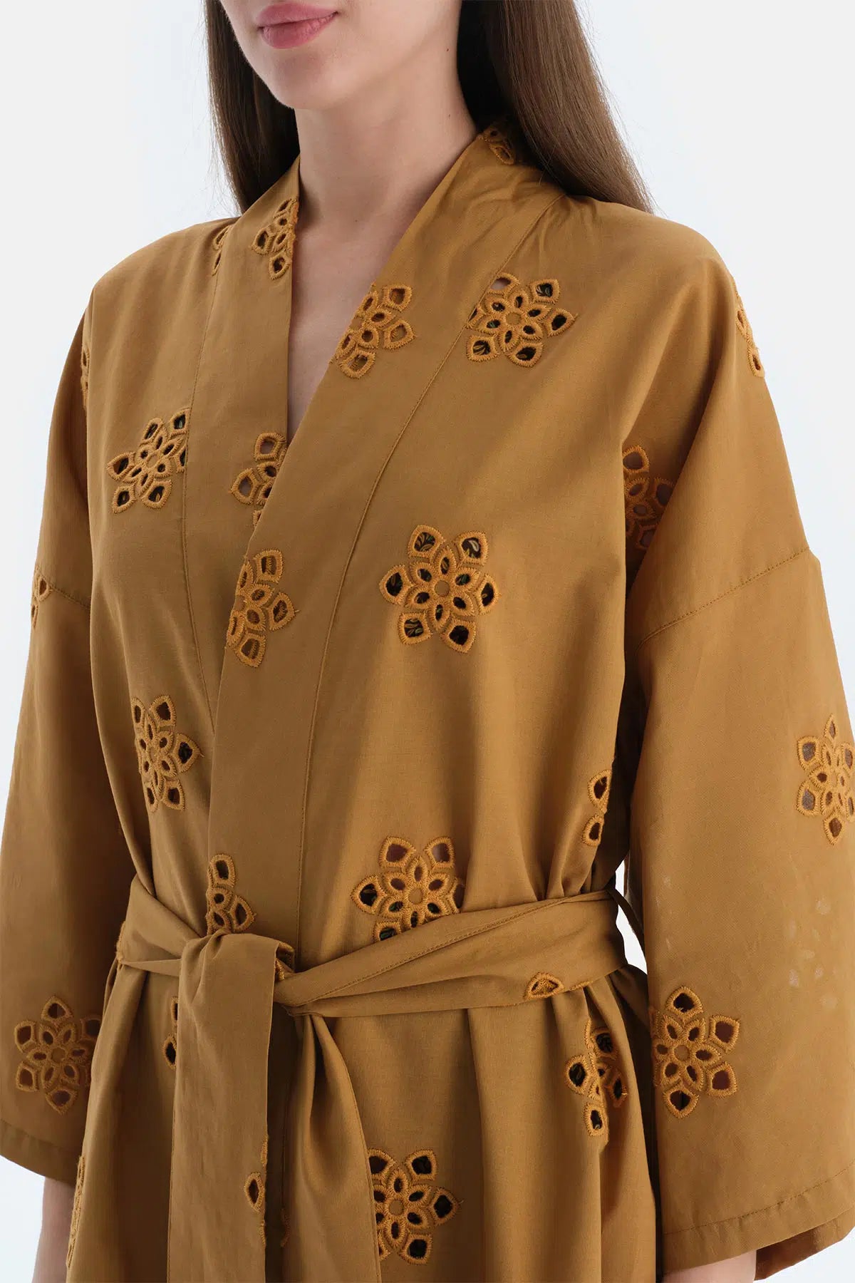 Kahverengi Kimono