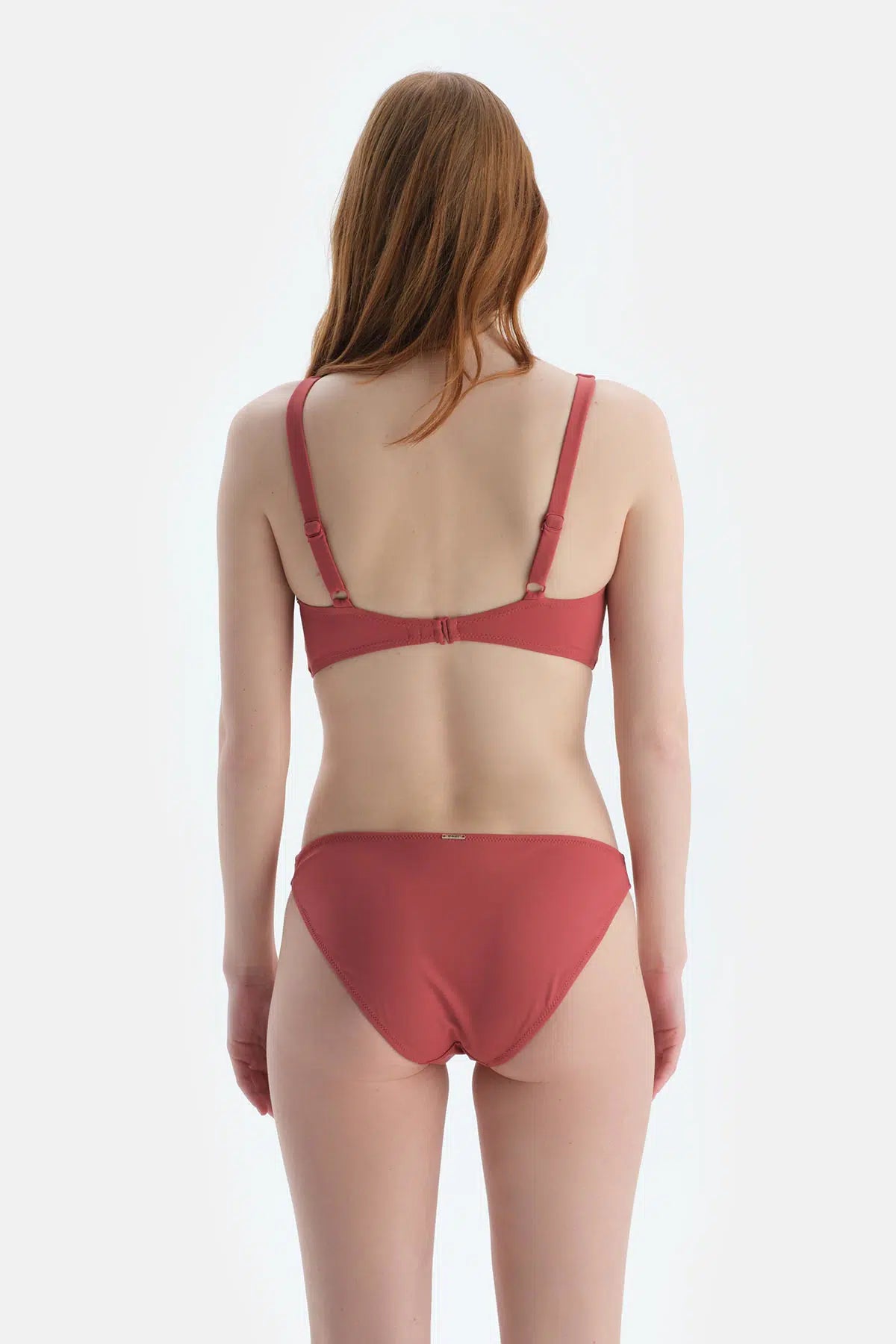 Kiremit Düşük Bel Bikini Alt