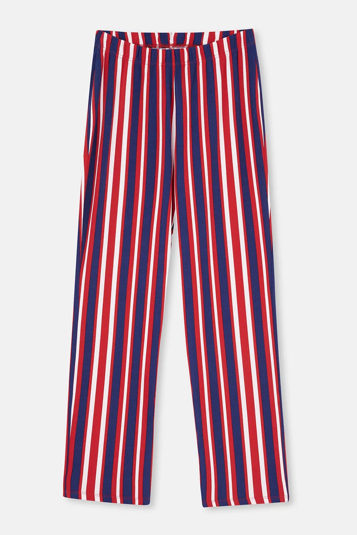 Kırmızı Kadın Uzun Kollu Pijama Tk.