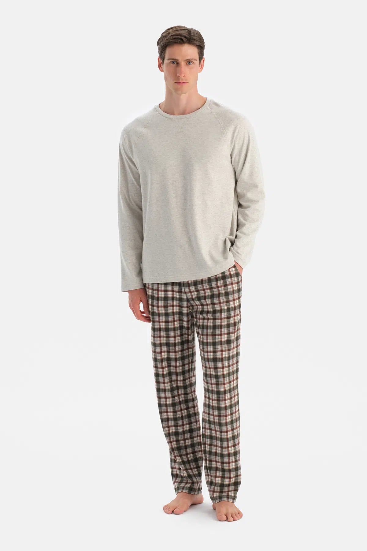 REGLAN KOLLU TİŞÖRT PANTOLON TAKIM
