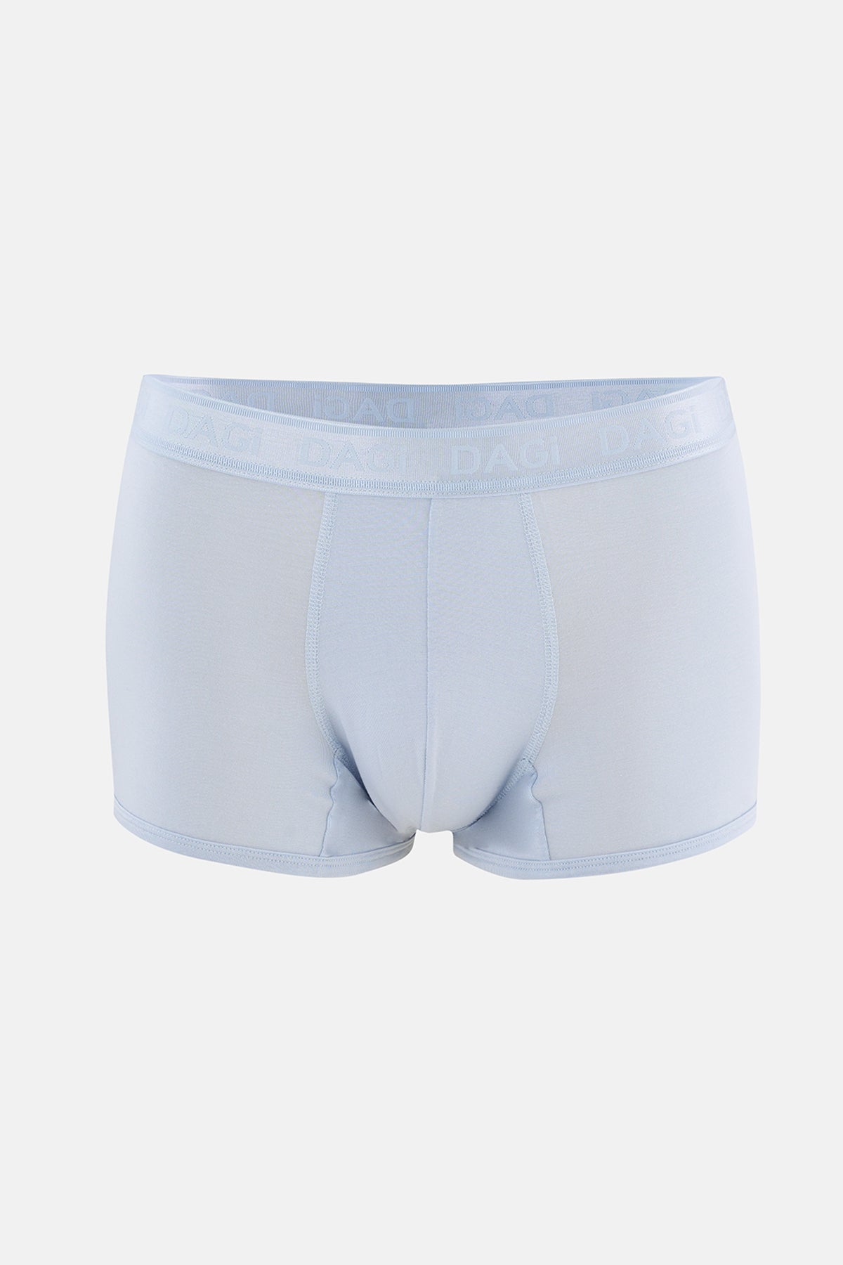 Açık Mavi-Mavi 3'lü Desenli Micro Modal Boxer