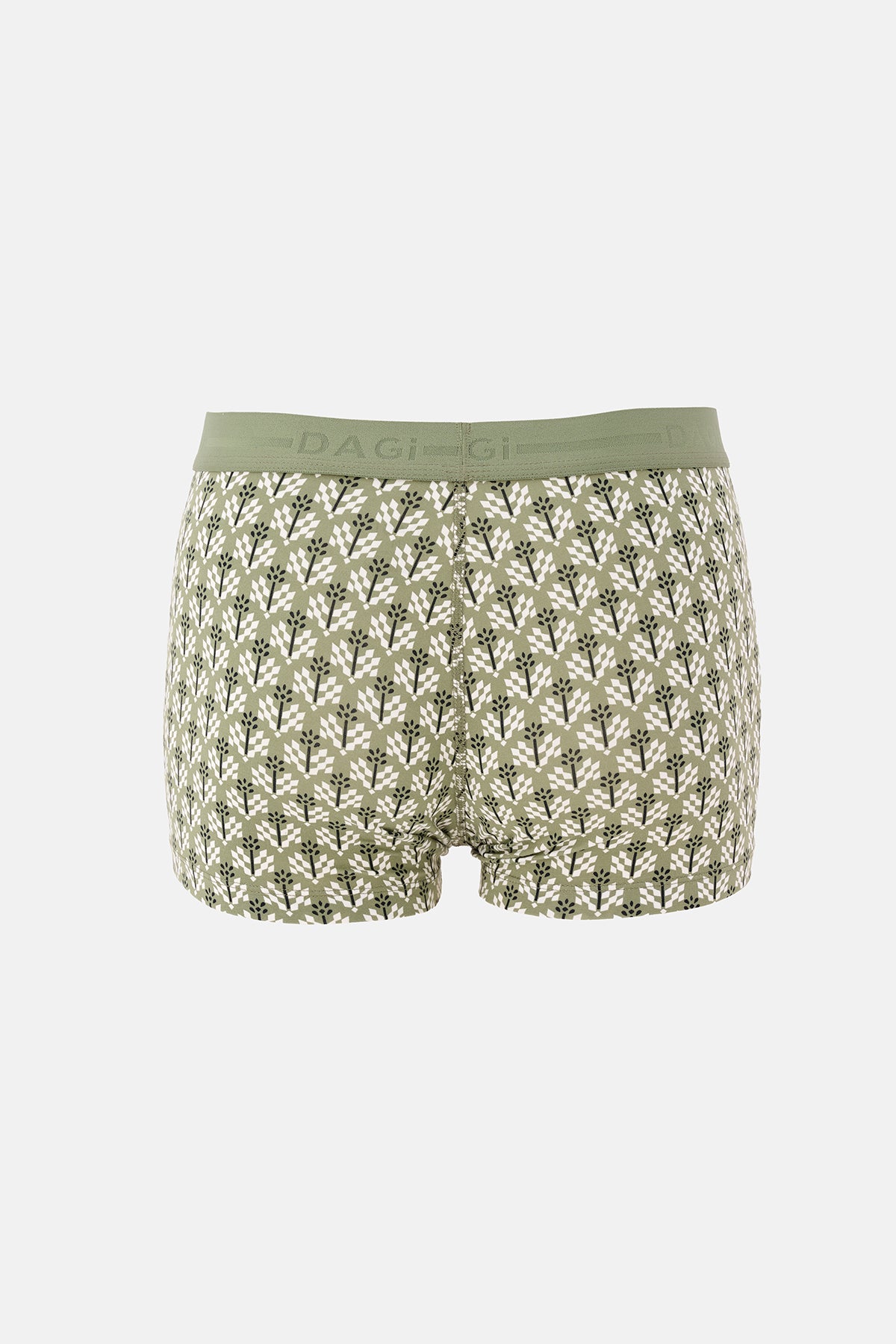 Haki 5210 Desenli Pamuk Boxer