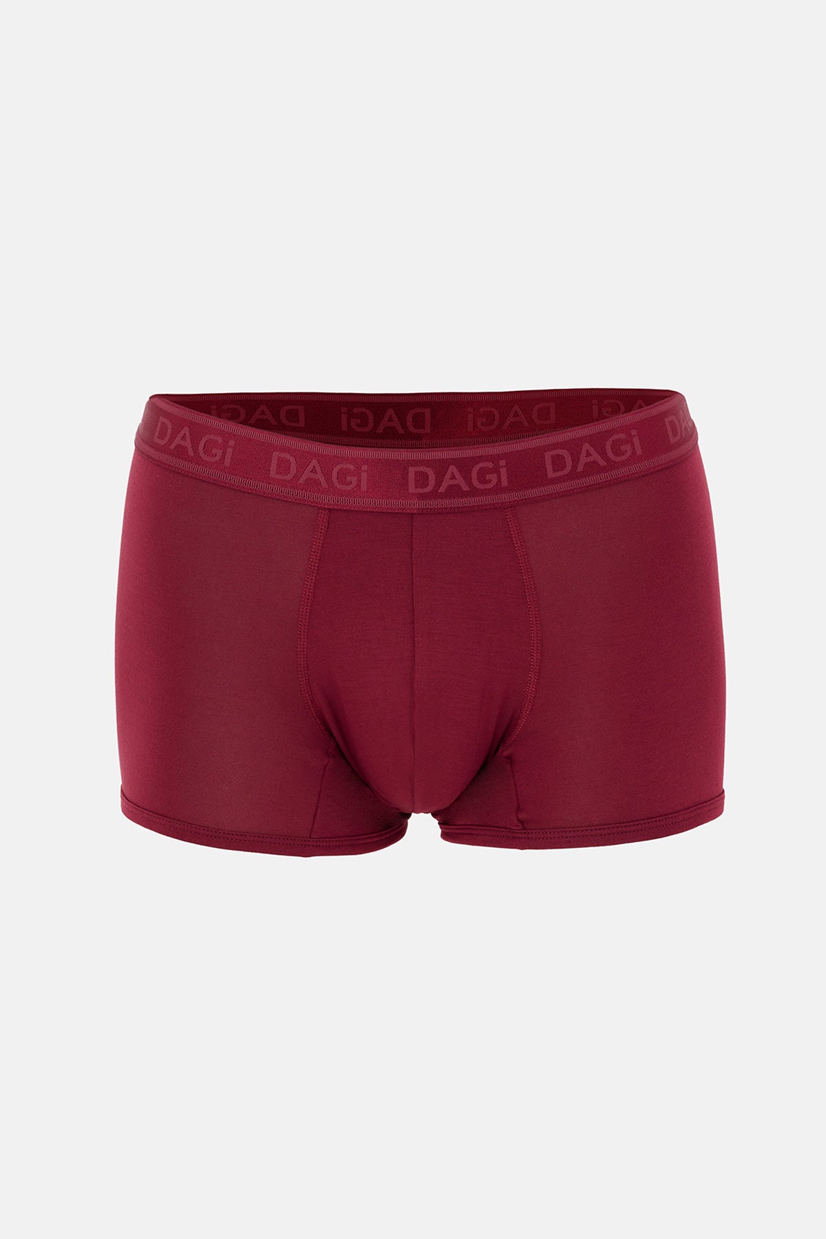 Bordo Düz Micro Modal Boxer