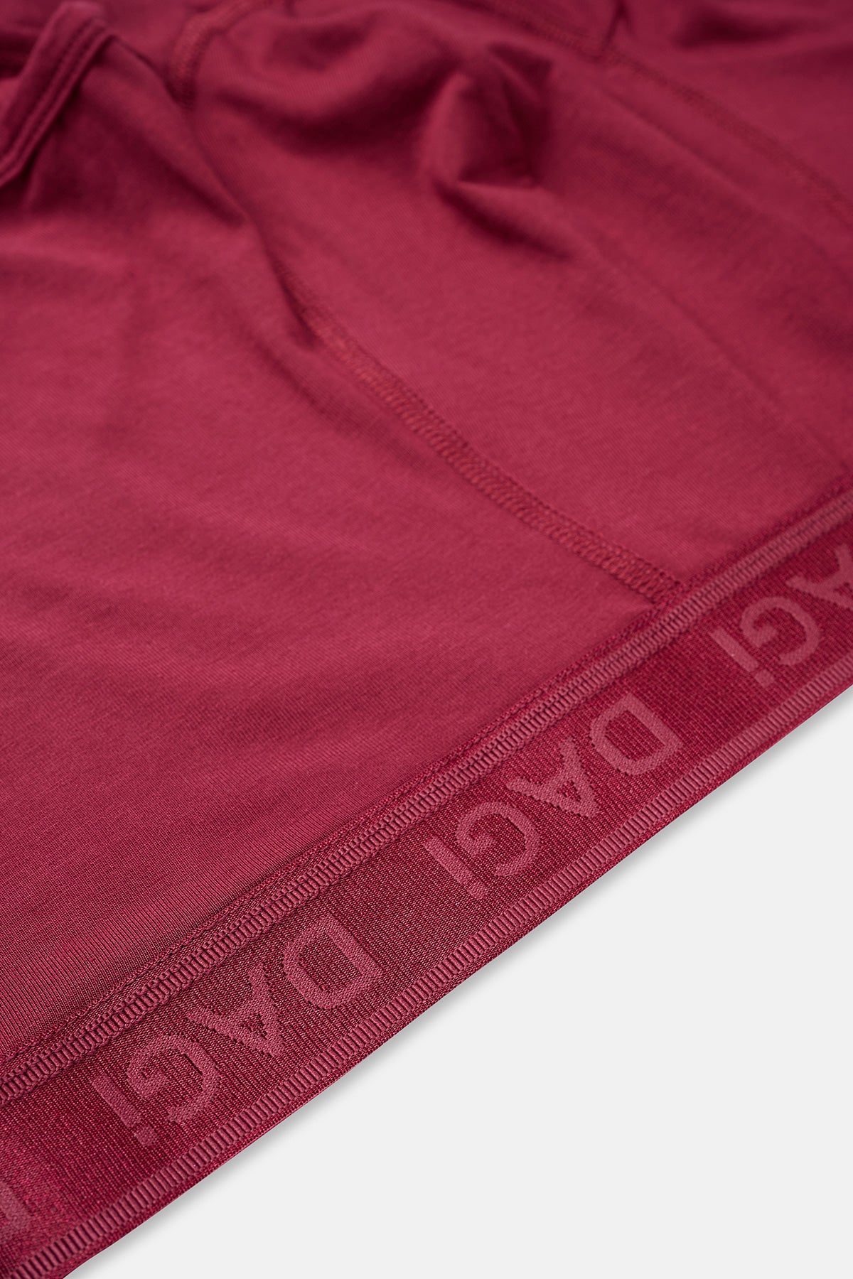 Bordo Düz Micro Modal Boxer