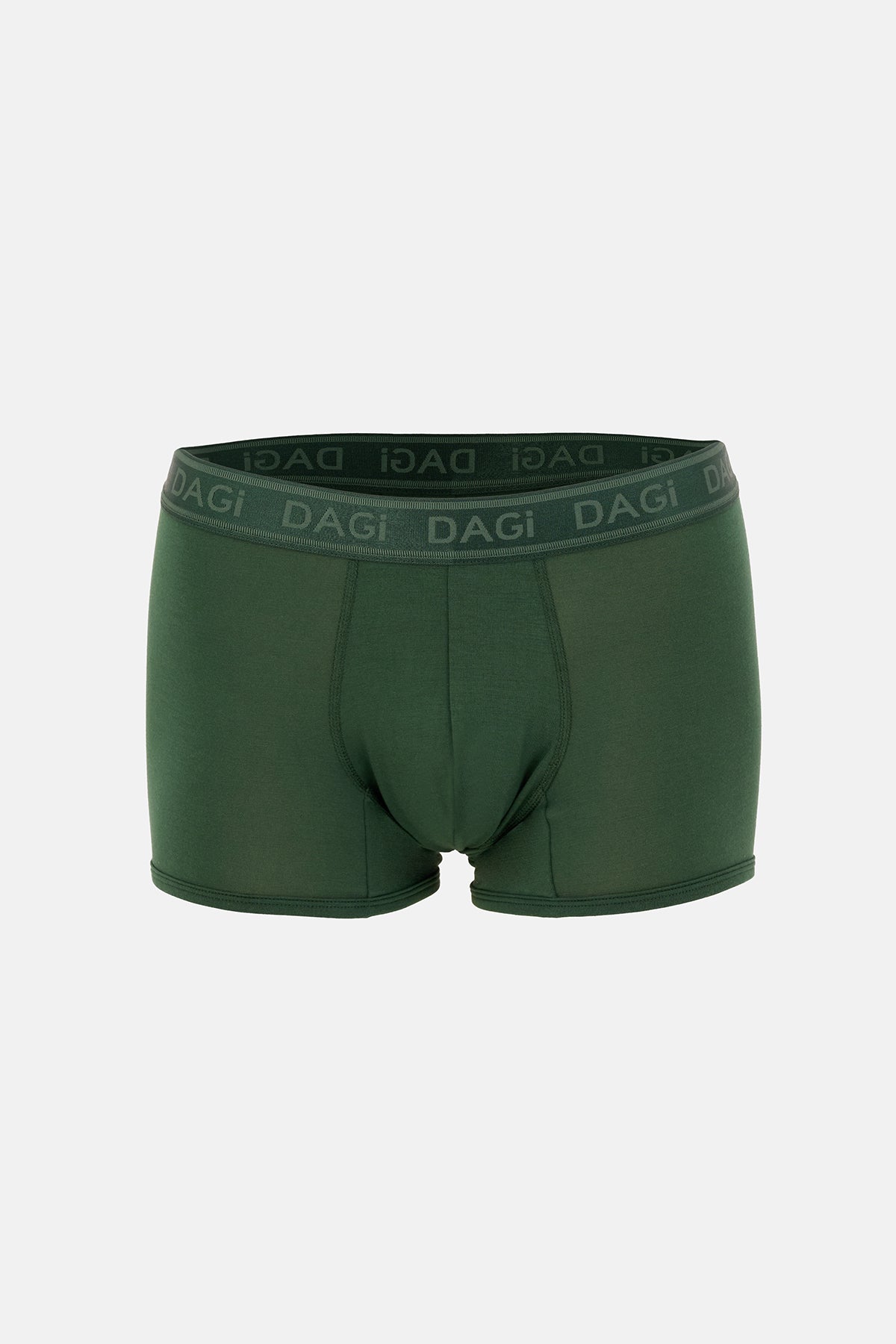 KOYU YEŞİL-YEŞİL 3'lü Düz Micro Modal Boxer