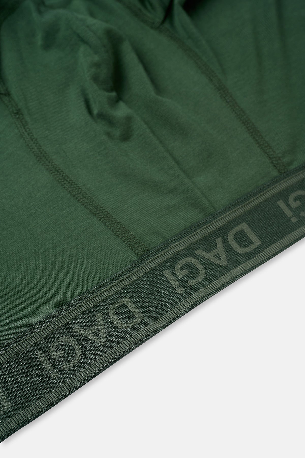 KOYU YEŞİL-YEŞİL 3'lü Düz Micro Modal Boxer