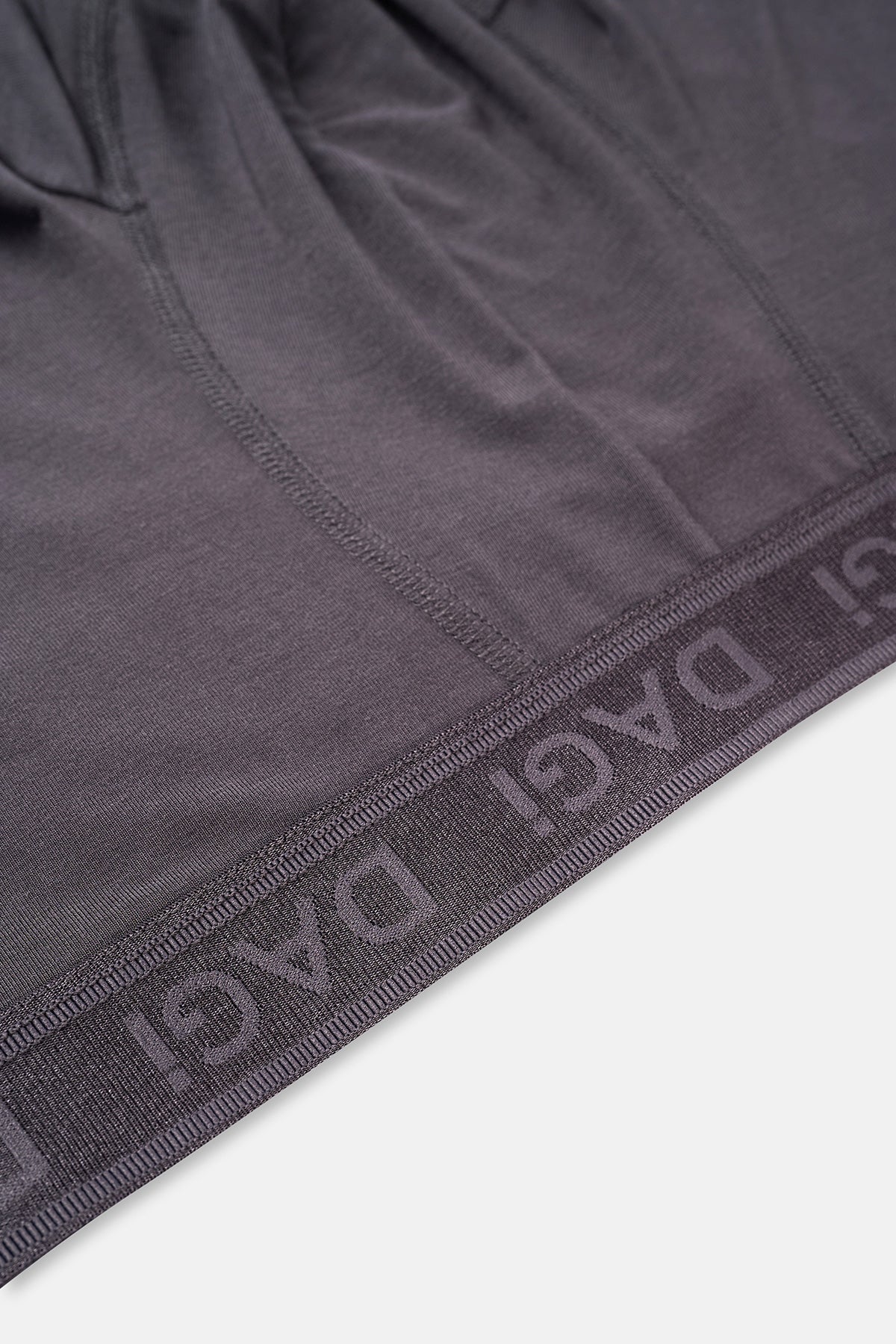 Antrasit-Siyah 3'lü Desenli Micro Modal Boxer