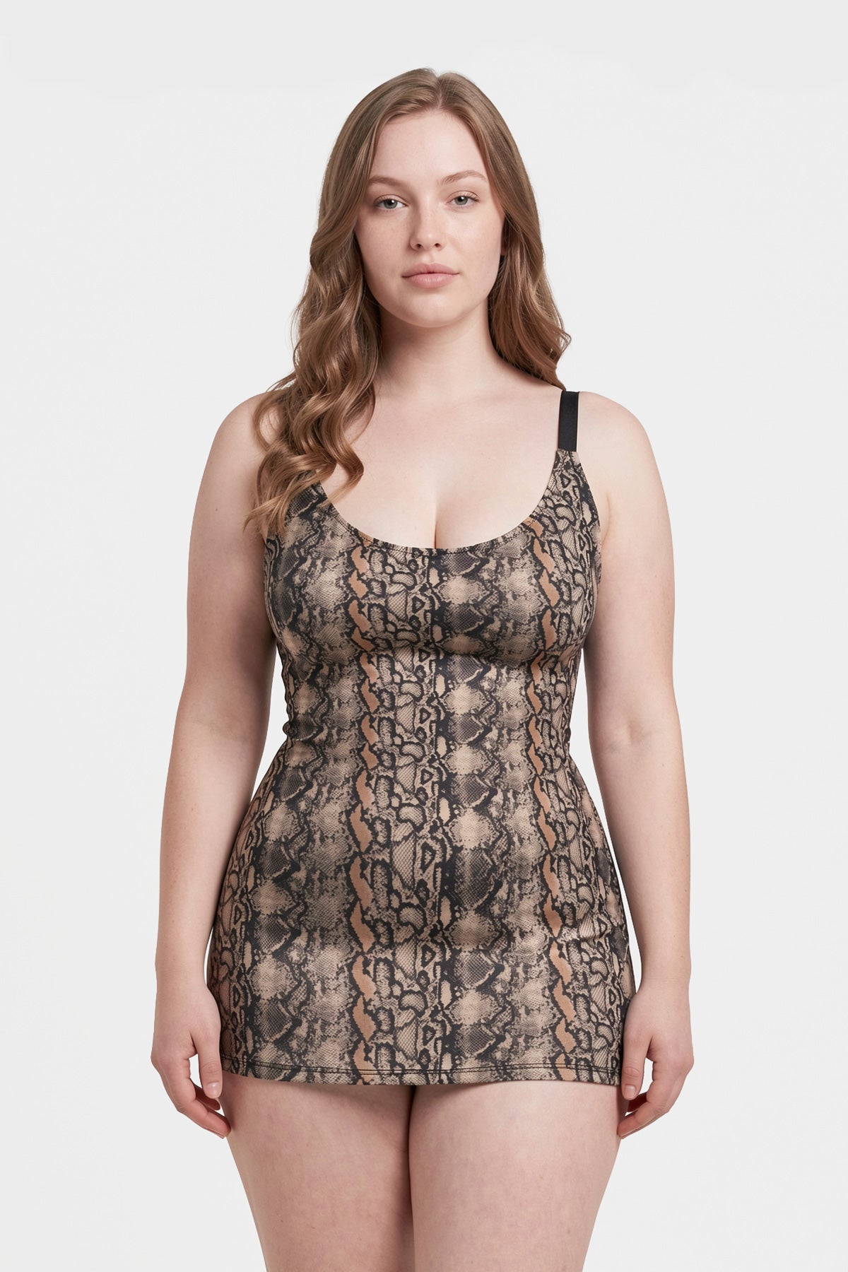 Multicolor Toparlaycı Tankini Üst