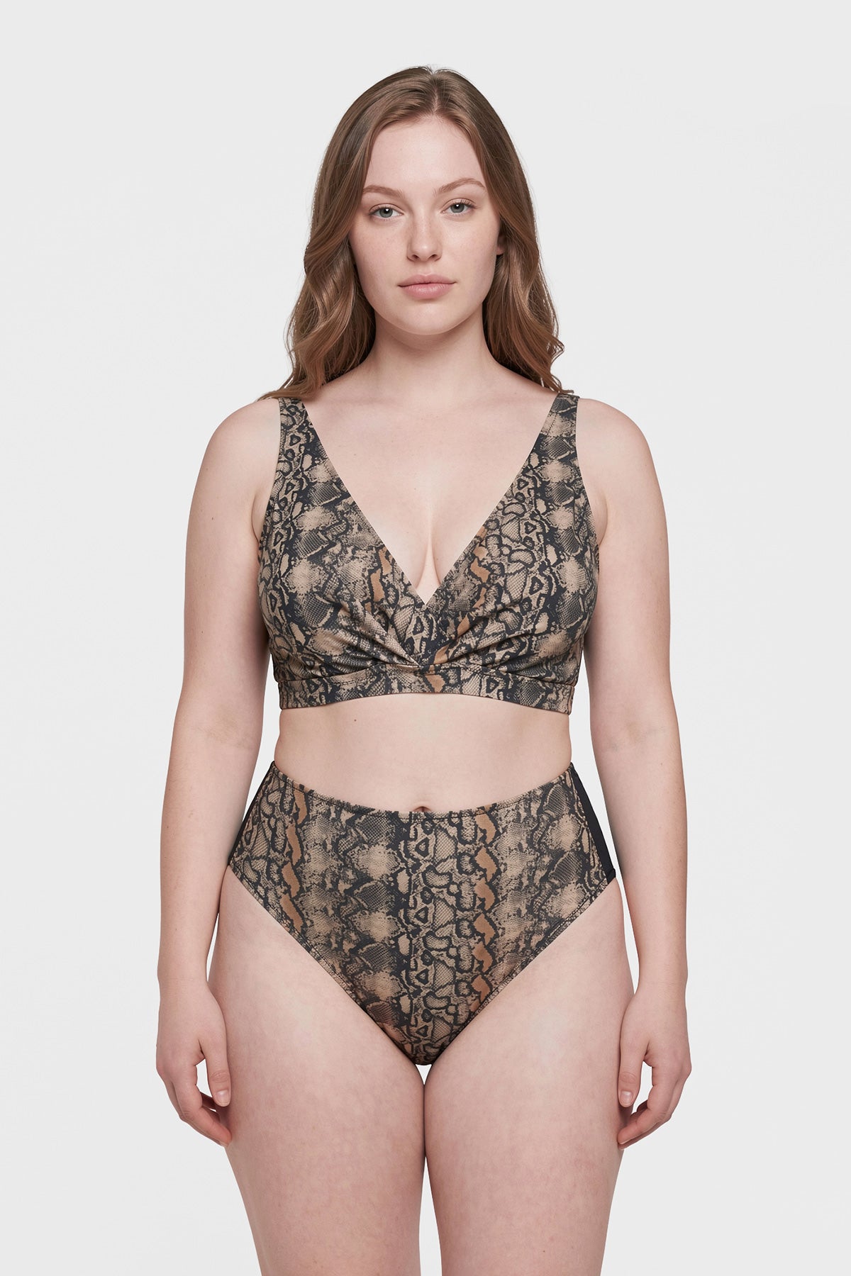 Multicolor Yüksek Bel Bikini Alt