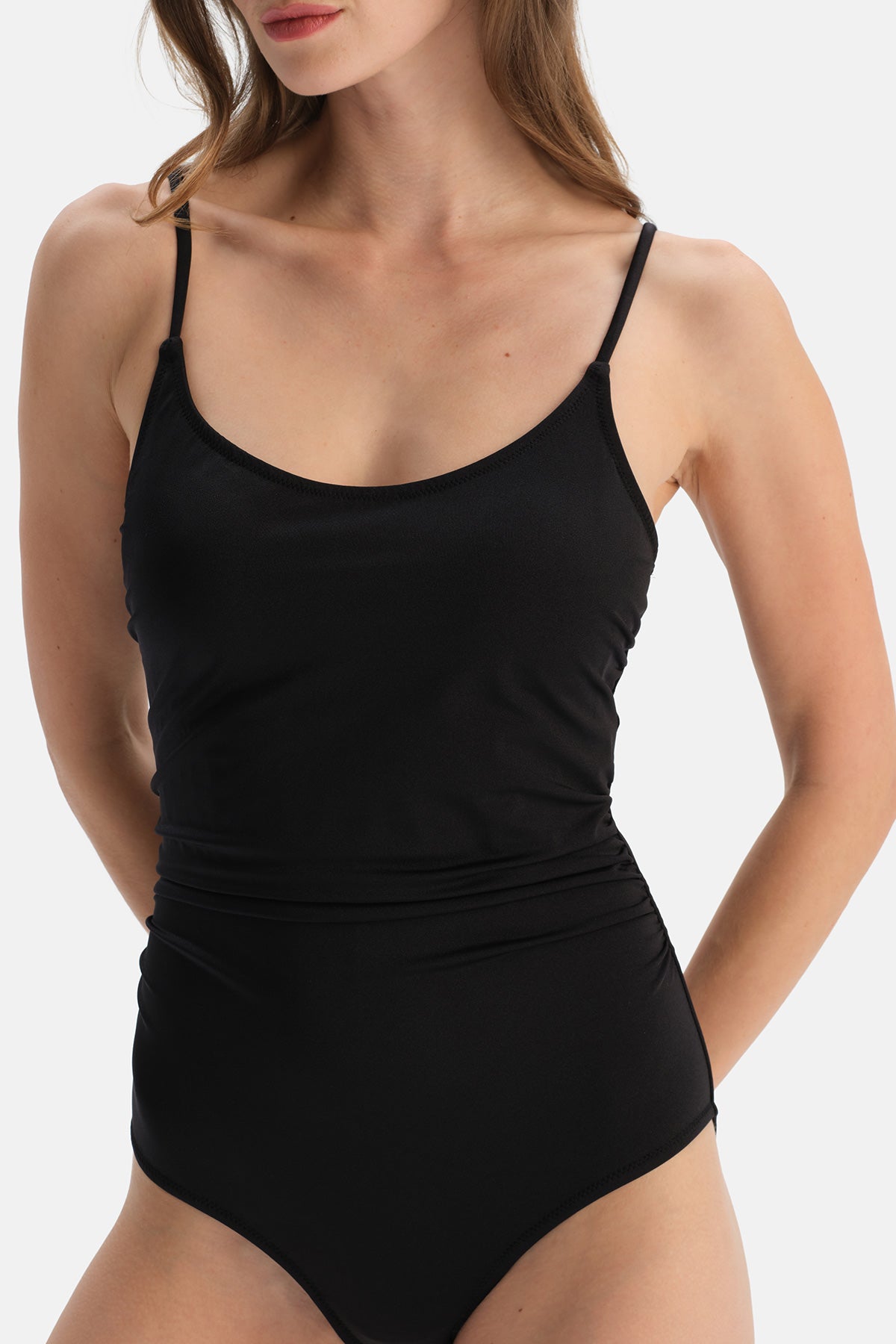 Siyah Korseli Toparlayıcı Mayo