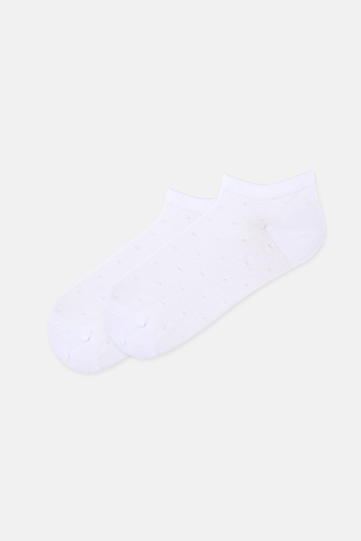 KADIN NOKTA DİKİŞLİ BAMBU PATİK ÇORAP