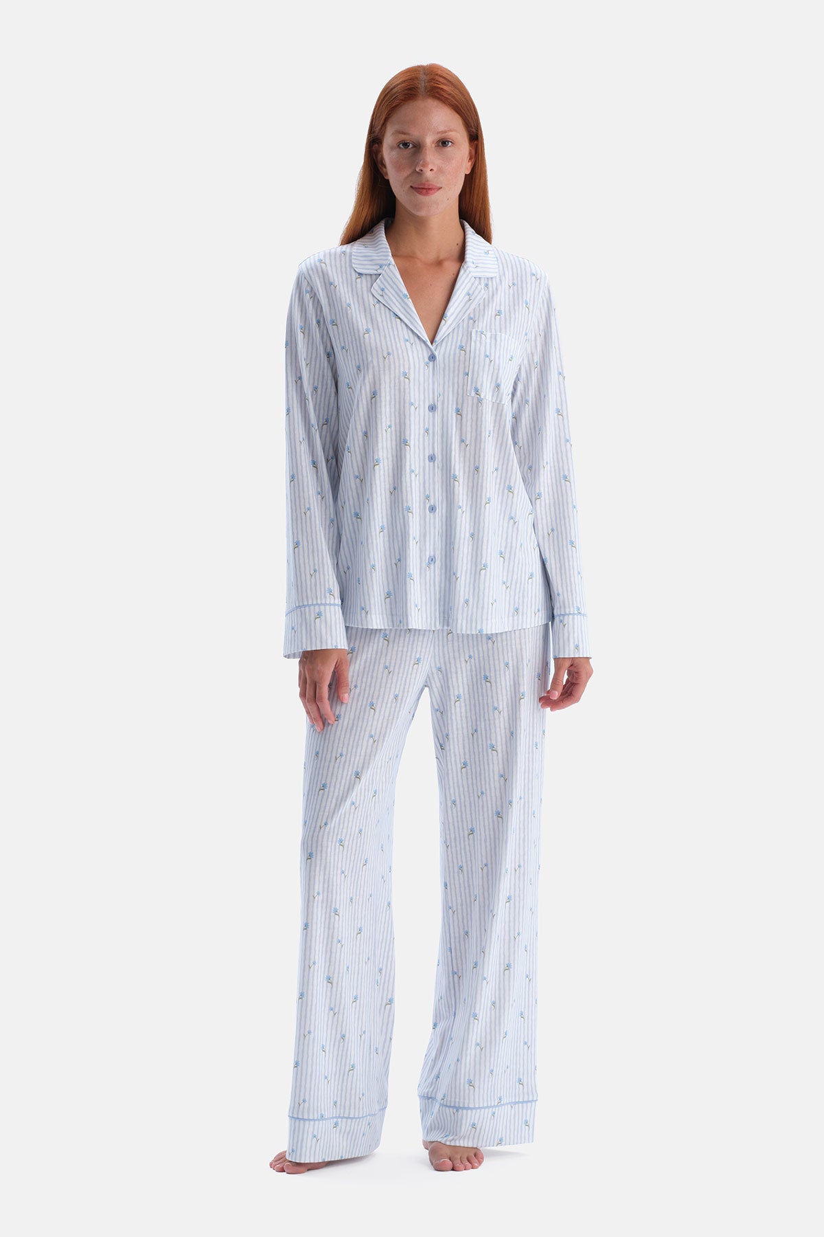 ÇİÇEKLİ GÖMLEK PANTOLON