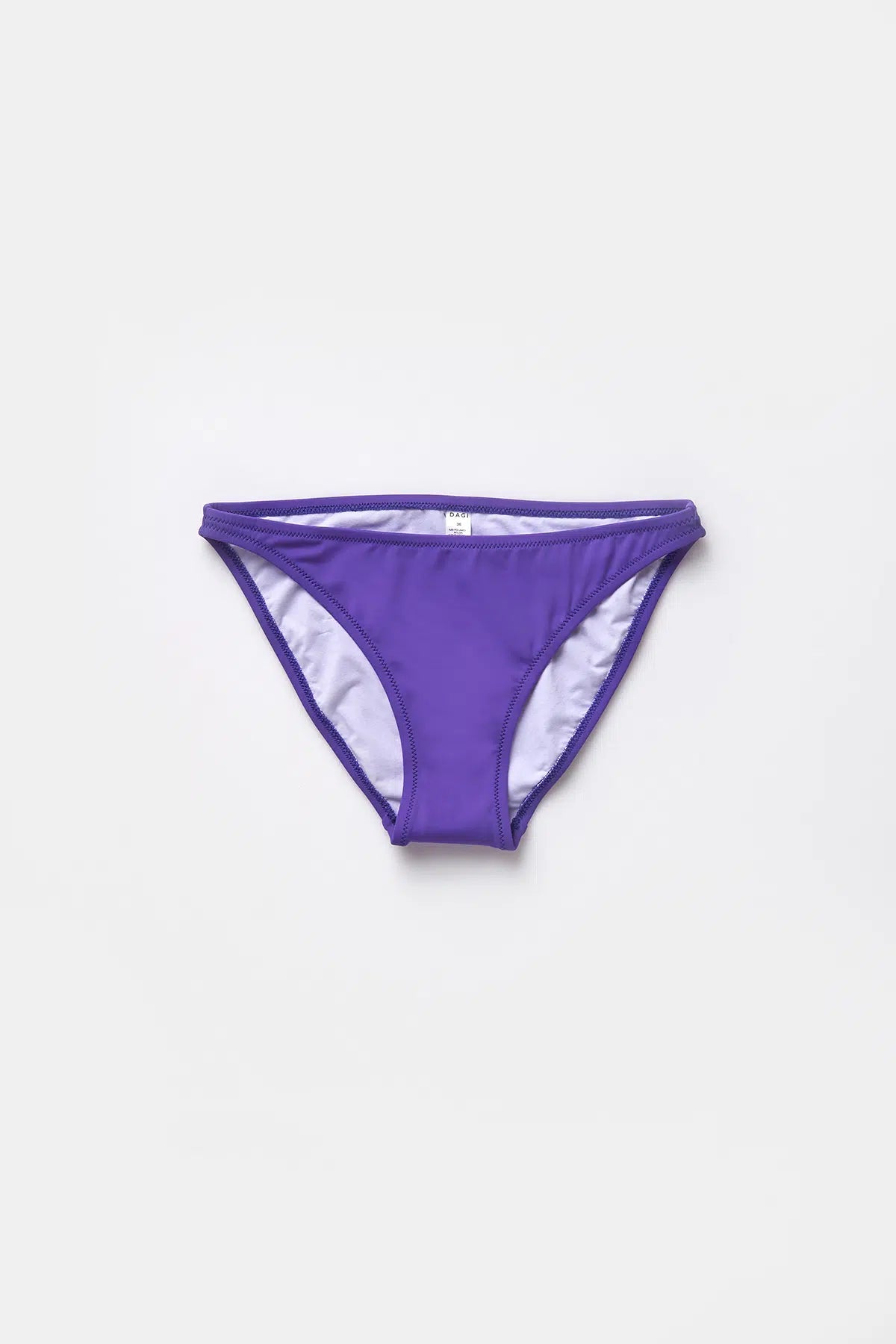 Yeni Mor Orta Kenar Normal Bel Tek Bikini Alt