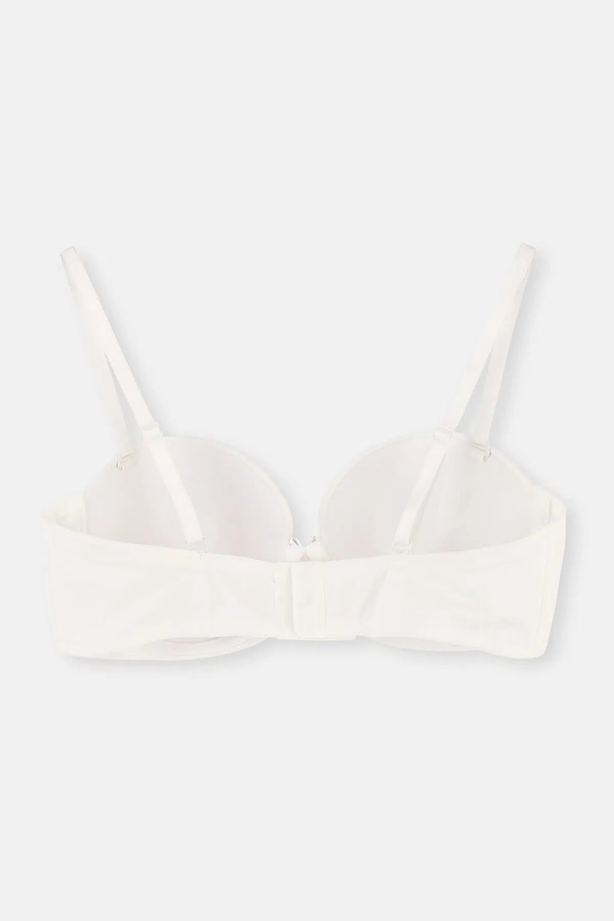 Ekru Athena Straplez Push-Up Sütyen