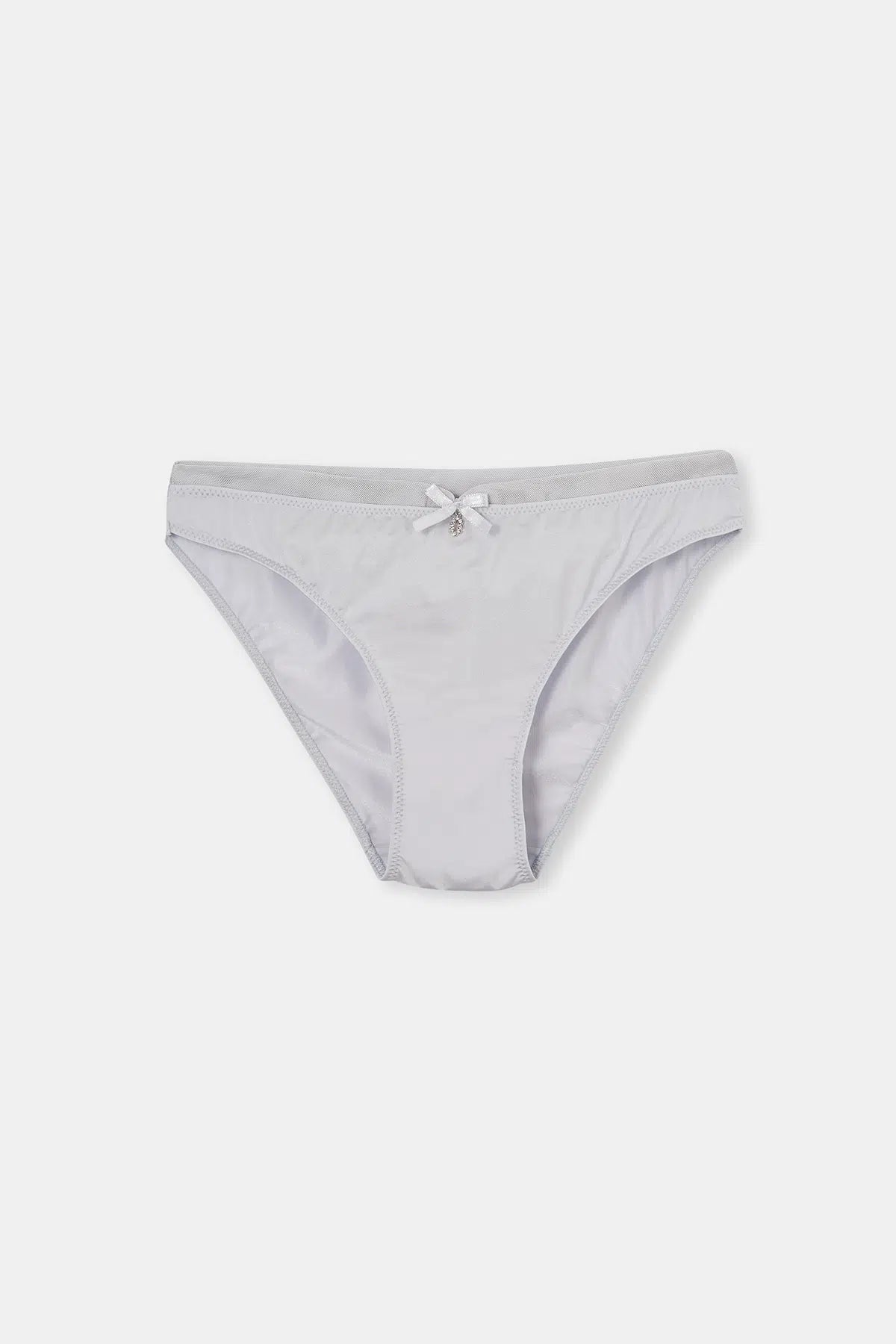 Gri Elsa Düşük Bel Slip