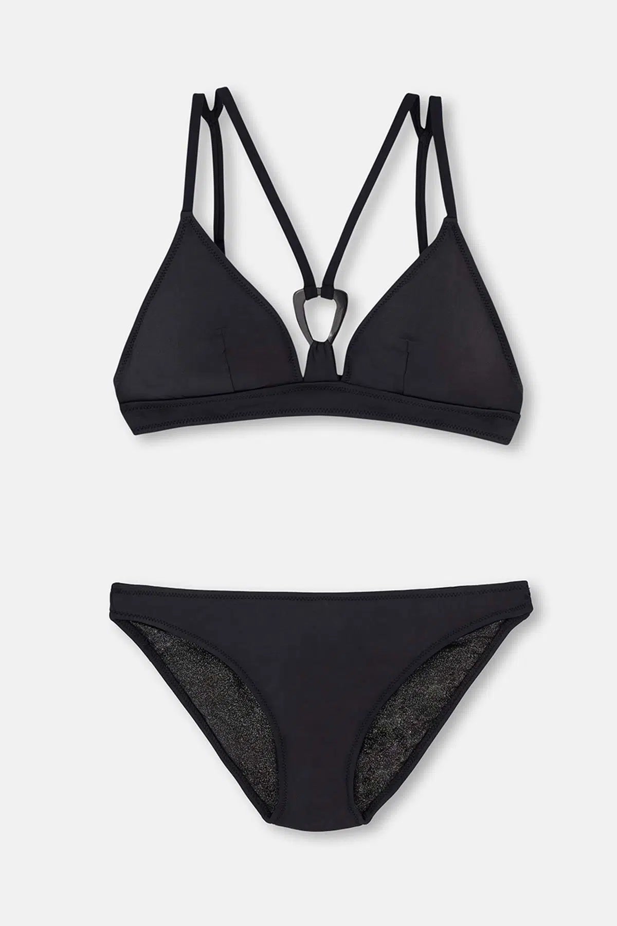 Siyah Üçgen Bikini Takımı