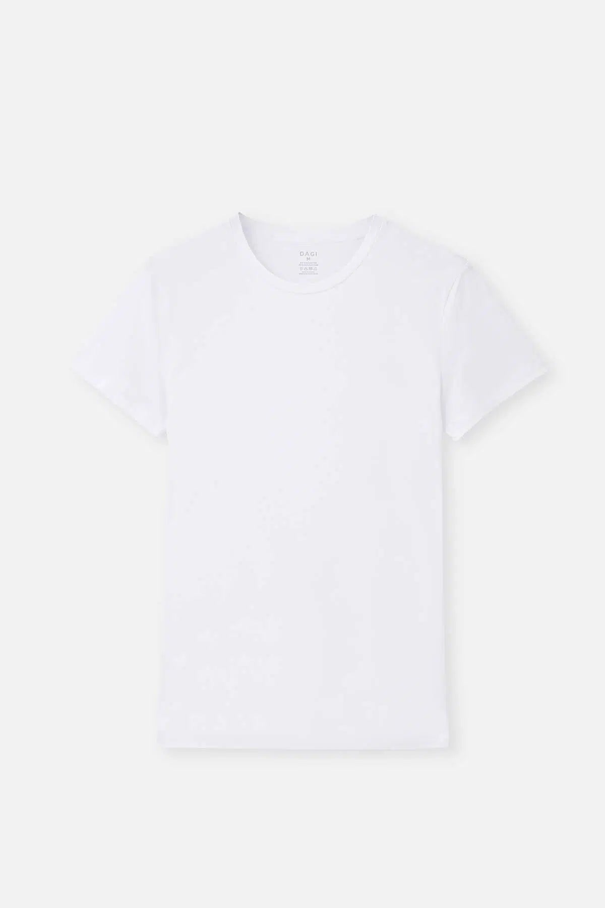 Beyaz Compact O Yaka 2'li T-Shirt
