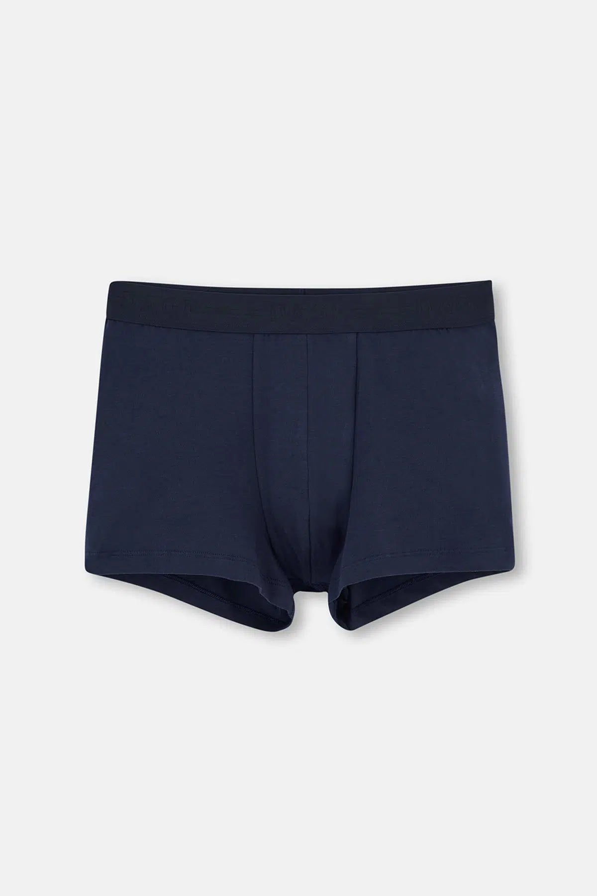 Lacivert Compact Düz Boxer